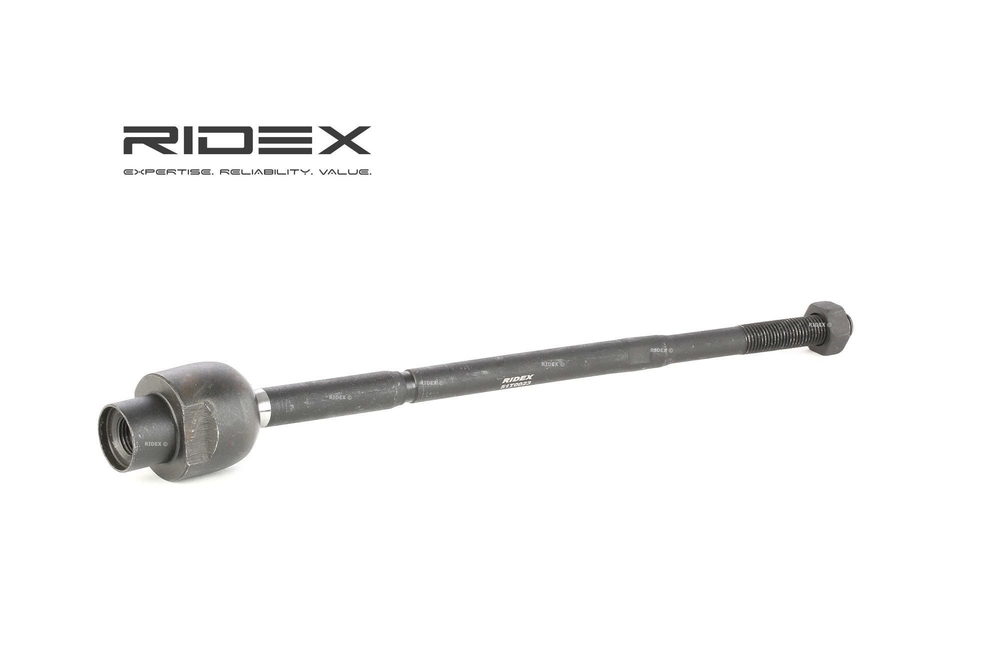 RIDEX Raidetangon Sisäpää OPEL,VAUXHALL 51T0023 1603008,1603845,26087867 Raidetangon Pää Sisempi,Raidetangon Pää, Suora 93192421,1603008,1603845