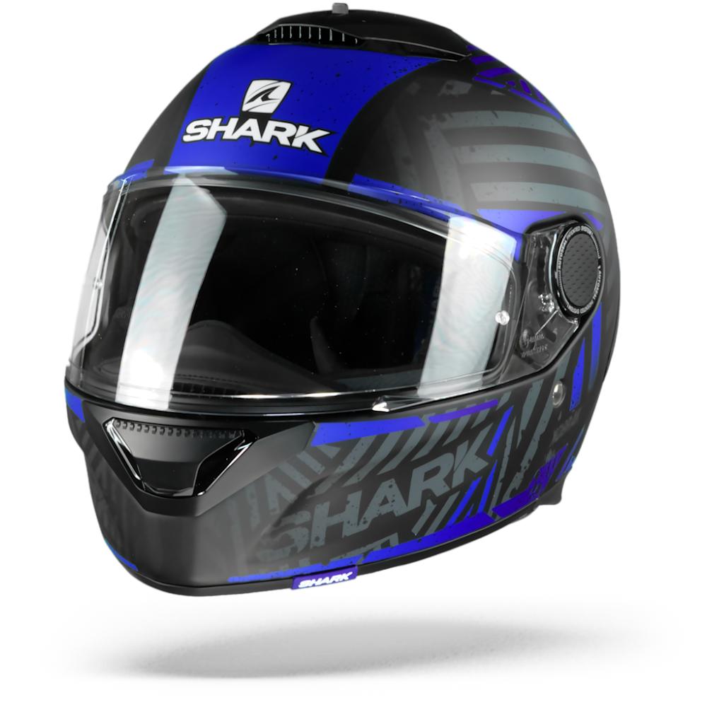 Shark Spartan 1.2 Kobrak Matt Black Blue Blue KBB 2XL