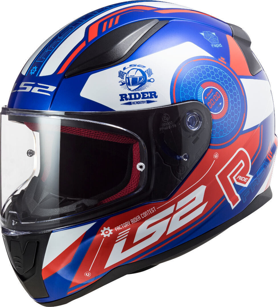 LS2 FF353 Rapid Stratus Gloss Blue Red White L