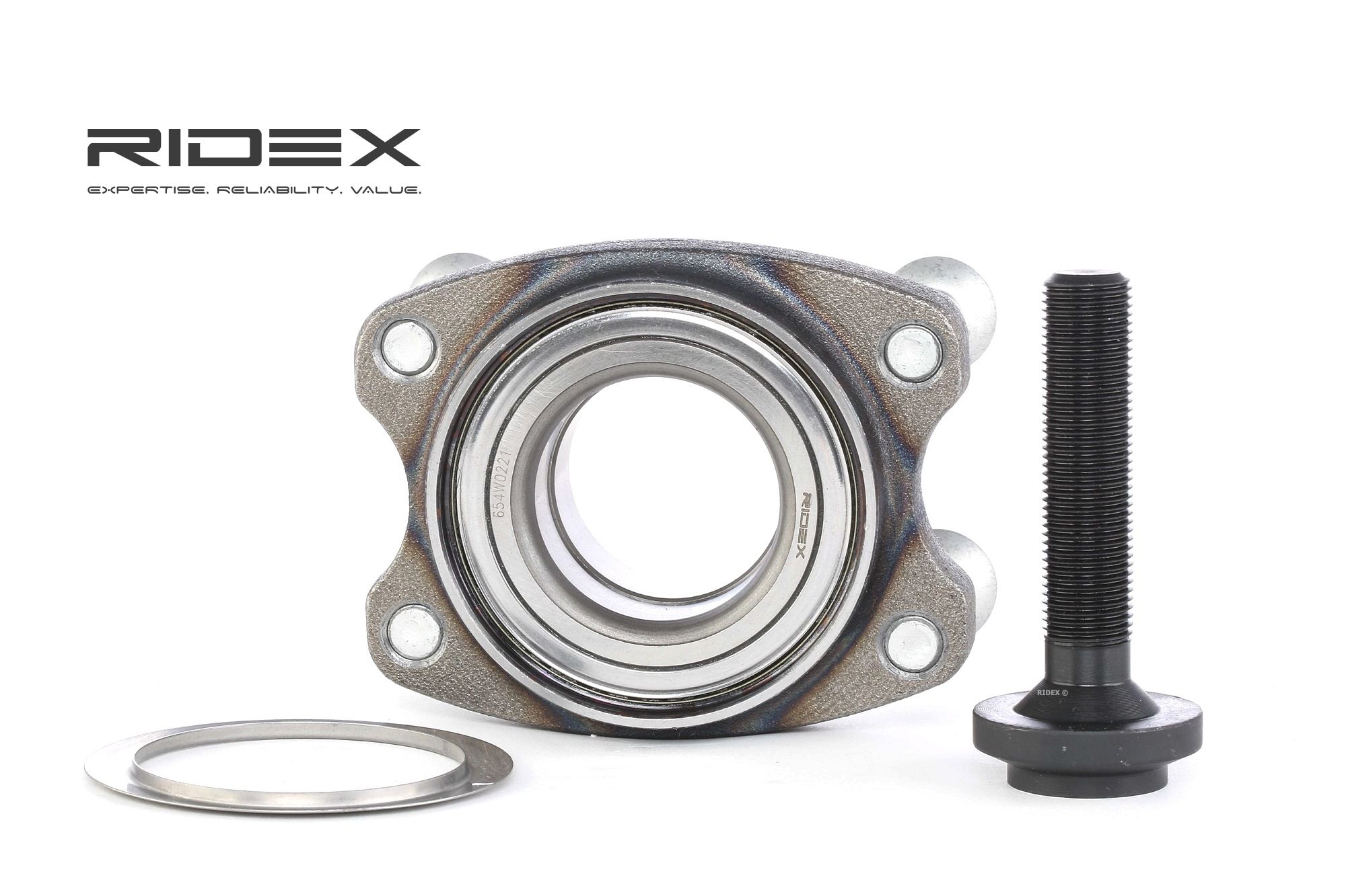 RIDEX Pyöränlaakerit VW,AUDI,SEAT 654W0221 4D0407625D,4D0407625H,8D0498625C Pyöränlaakerisarja 8E0498625A,8E0498625B,8E0598625A,8E0598625B,8E0498625B