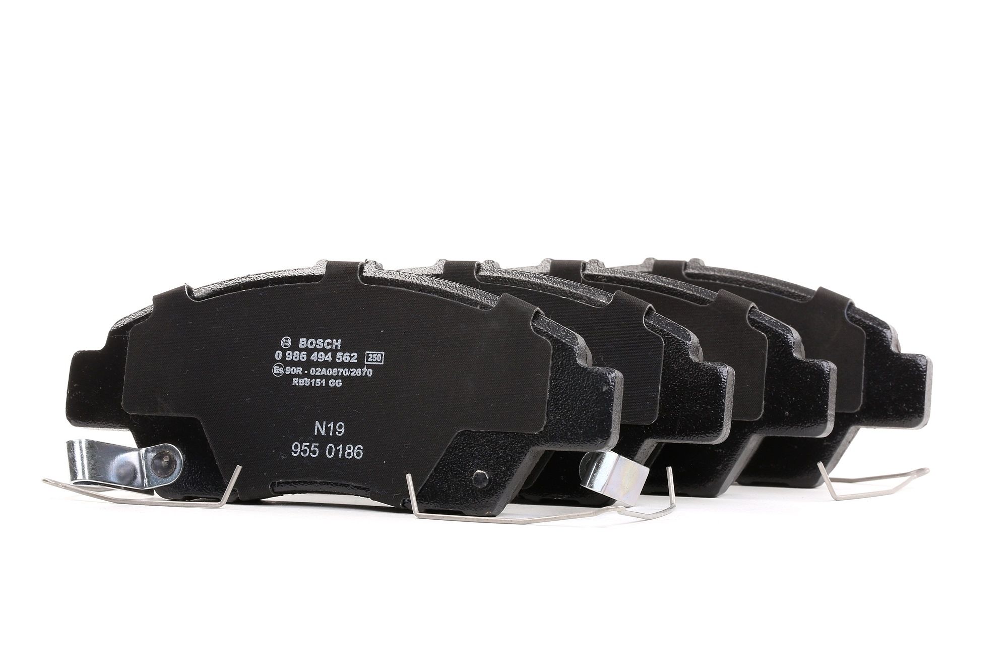 BOSCH Jarrupalat HONDA 0 986 494 562 45022SZTG00,45022TF0G01,45022TF0G02 Jarrupalasarja,Jarrupala, Levyjarru 45022TK6A00,45022TM8G00