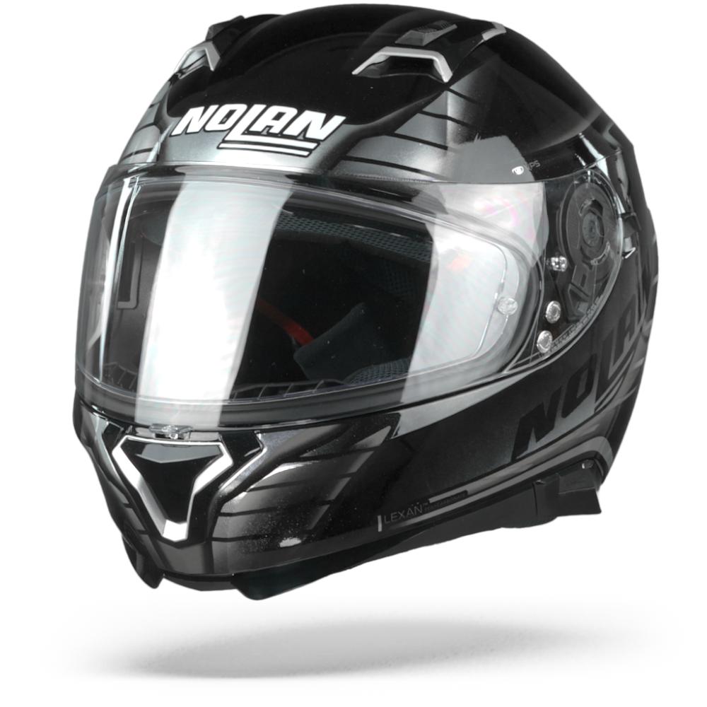 Nolan N87 Aulicus 80 Metal Black Silver L