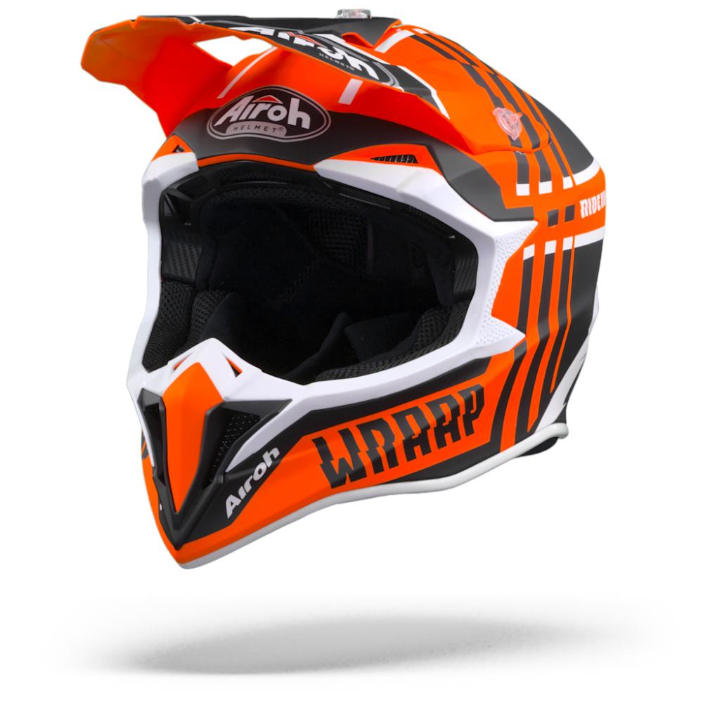 Airoh Wraap Broken Orange Matt 2XL