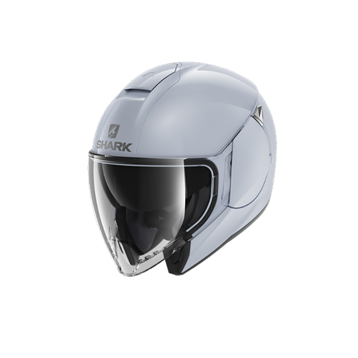 Shark Citycruiser Dual Blank White Silver Glossy W01 M