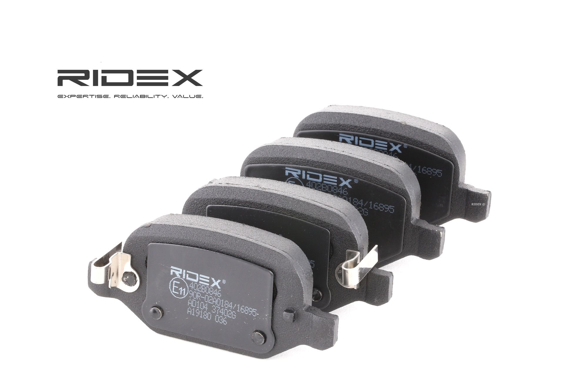 RIDEX Jarrupalat FIAT 402B0846 77366456,77366457,77366993 Jarrupalasarja,Jarrupala, Levyjarru 77366994,77367515,77367516