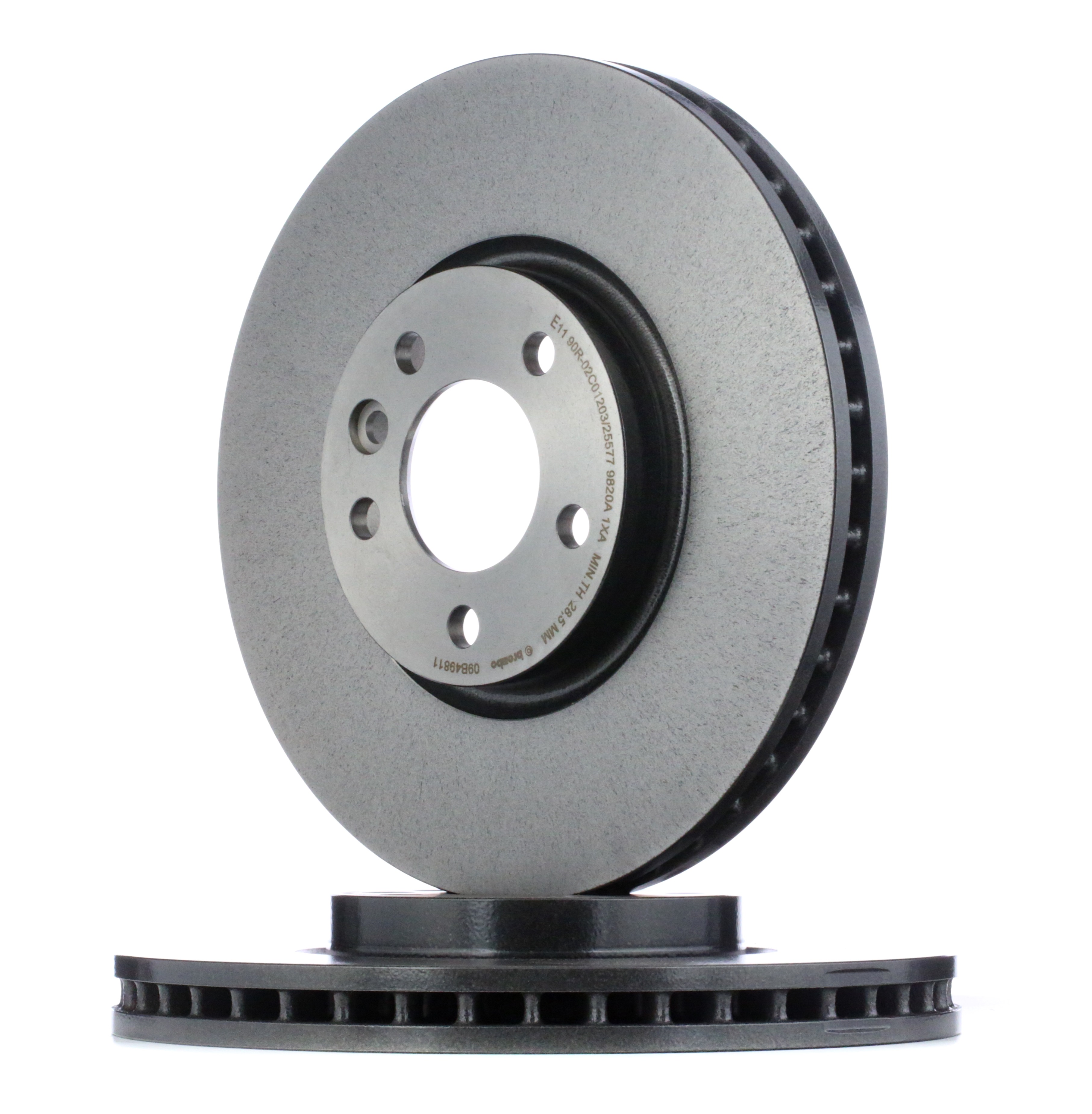 BREMBO Jarrulevyt VW 09.B498.11 7E0615301C,7E0615301F Jarrulevy