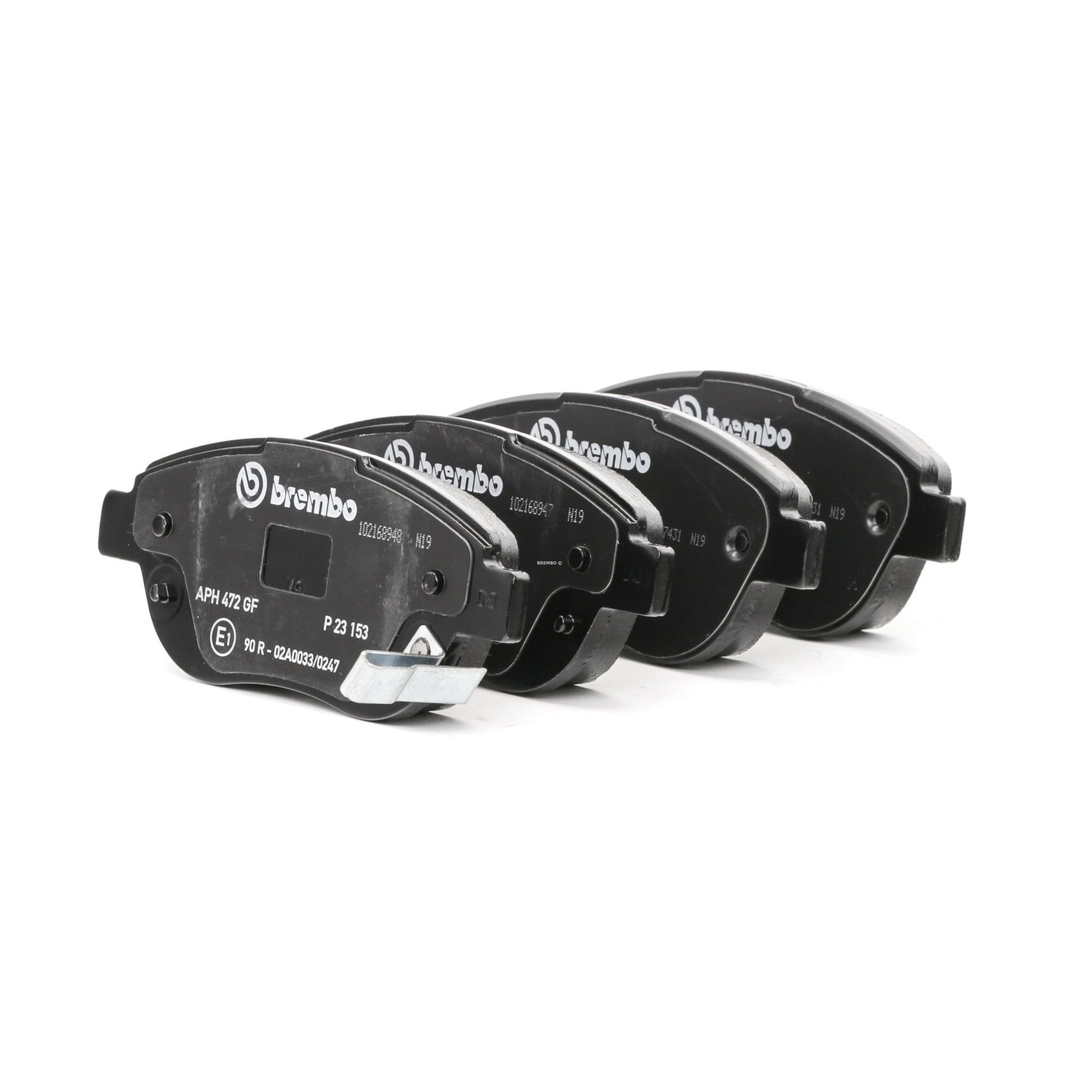 BREMBO Jarrupalat FIAT P 23 153 0000077366534,68190118AB,77366534 Jarrupalasarja,Jarrupala, Levyjarru K68190118AB