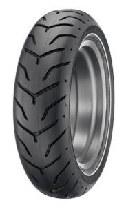 Dunlop D 407 H/D SW ( 180/65B16 TL 81H takapyörä, M/C, single white stripe )