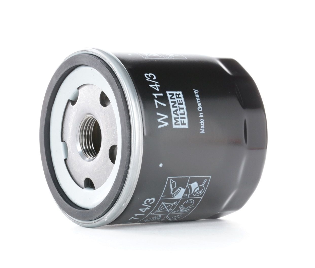MANN-FILTER Öljynsuodatin FIAT,ALFA ROMEO,LANCIA W 714/3 4212109,4228326,4339509 4356500,4363484,4371581,4382101,4394463,43944630,4434790,4434792