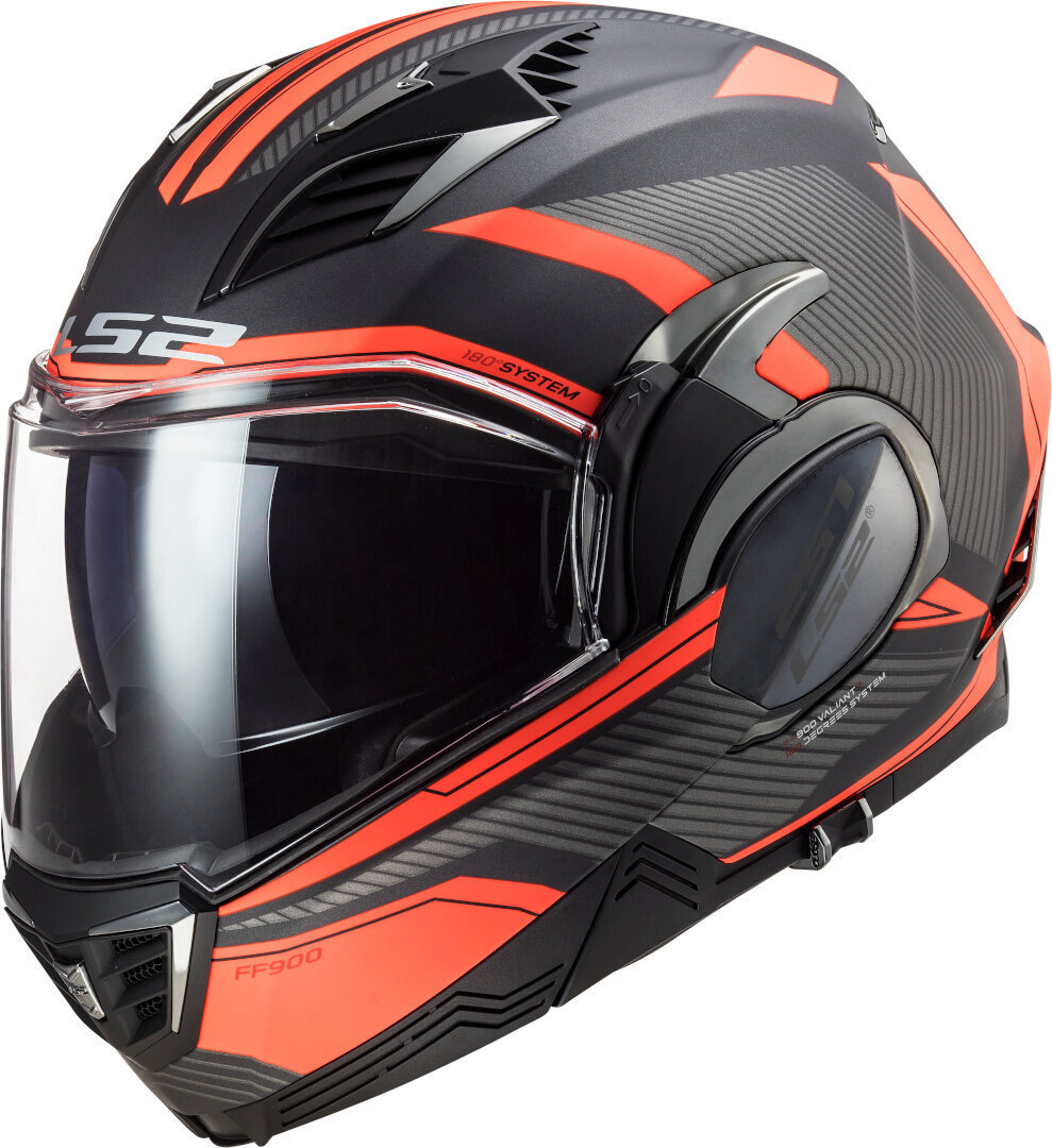 LS2 FF900 Valiant II Revo Matt Titanium Orange S