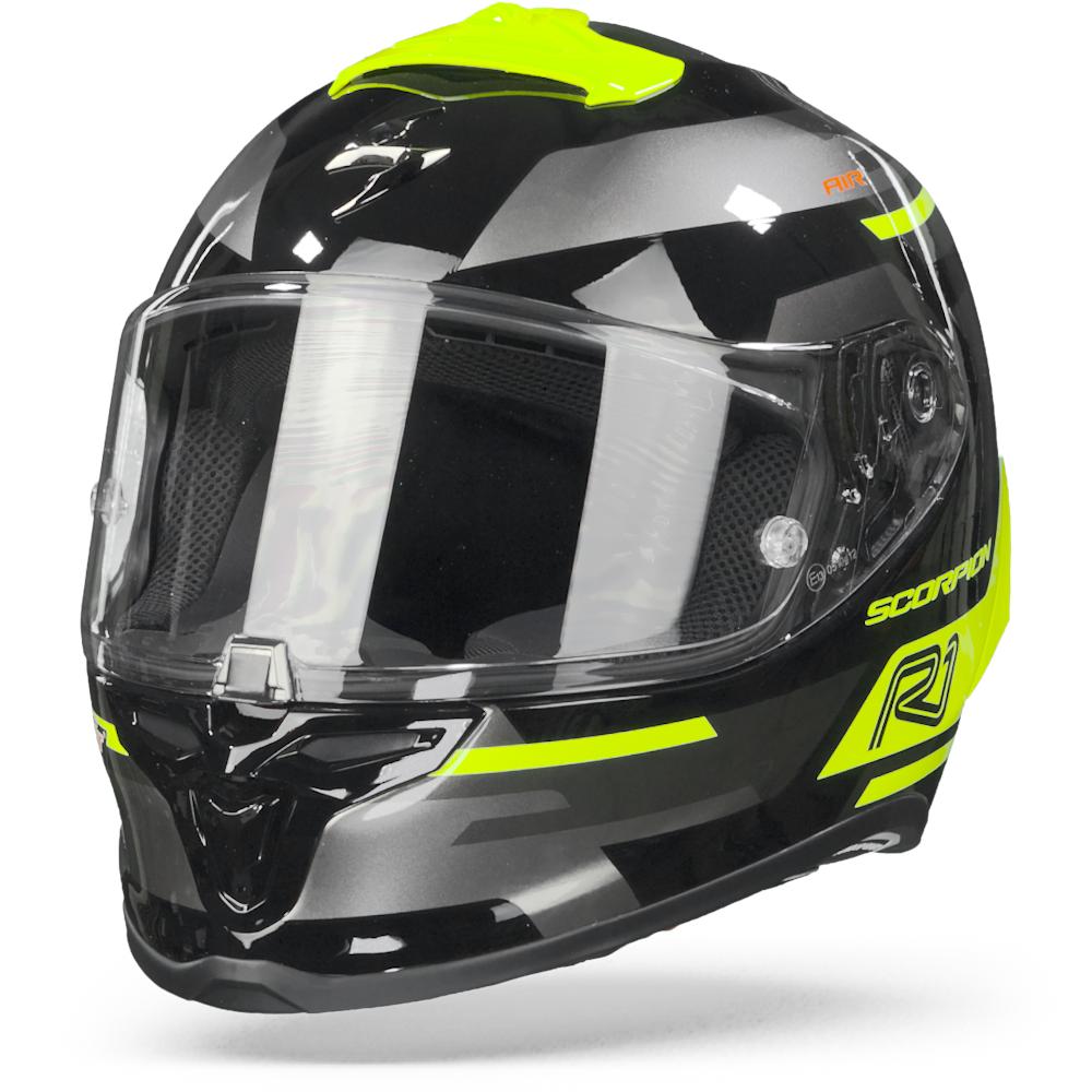 Scorpion EXO-R1 Air Orbis Black Neon Yellow S
