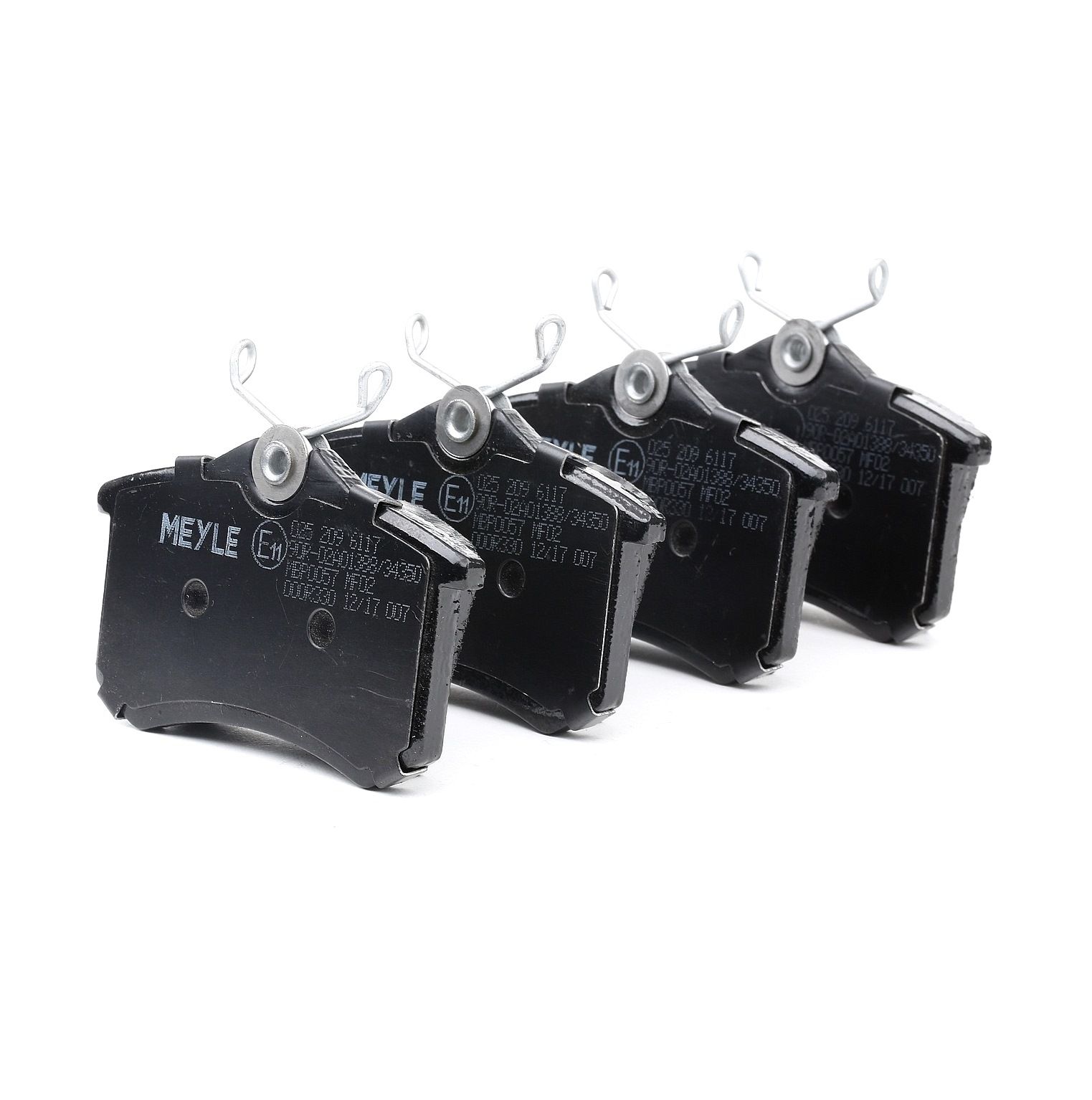 MEYLE Jarrupalat VW,AUDI,OPEL 025 209 6117 1J0698451,1J0698451B,1J0698451D Jarrupalasarja,Jarrupala, Levyjarru 1J0698451E,1J0698451F,1J0698451H,425223