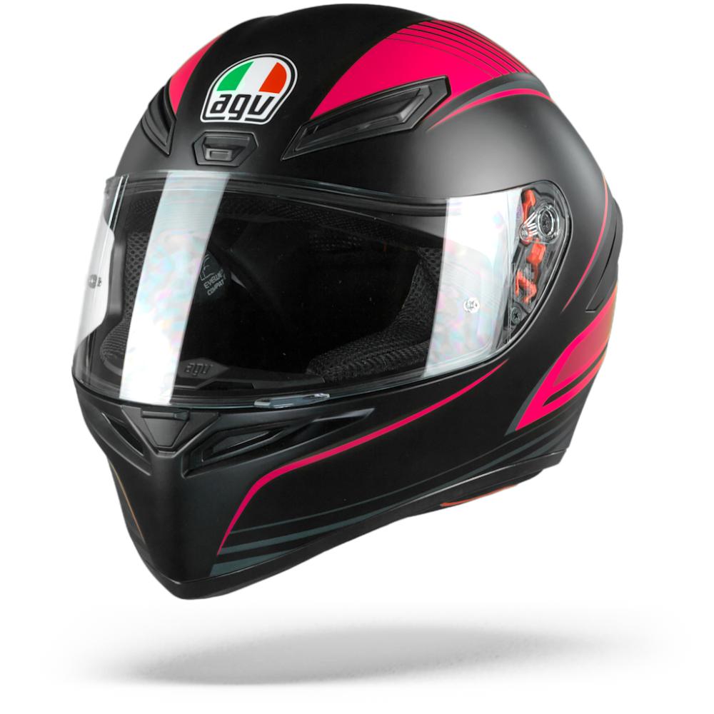 AGV K1 Warmup Black Pink ML
