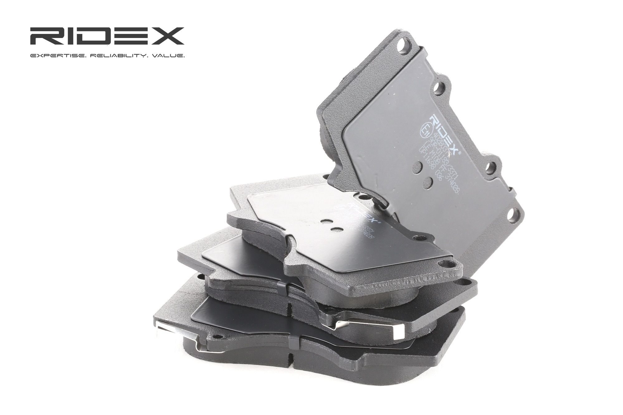 RIDEX Jarrupalat TOYOTA,MITSUBISHI,LEXUS 402B0377 4605A472,4605A481,MZ690355 Jarrupalasarja,Jarrupala, Levyjarru 0446504070,044650K090,044650K360