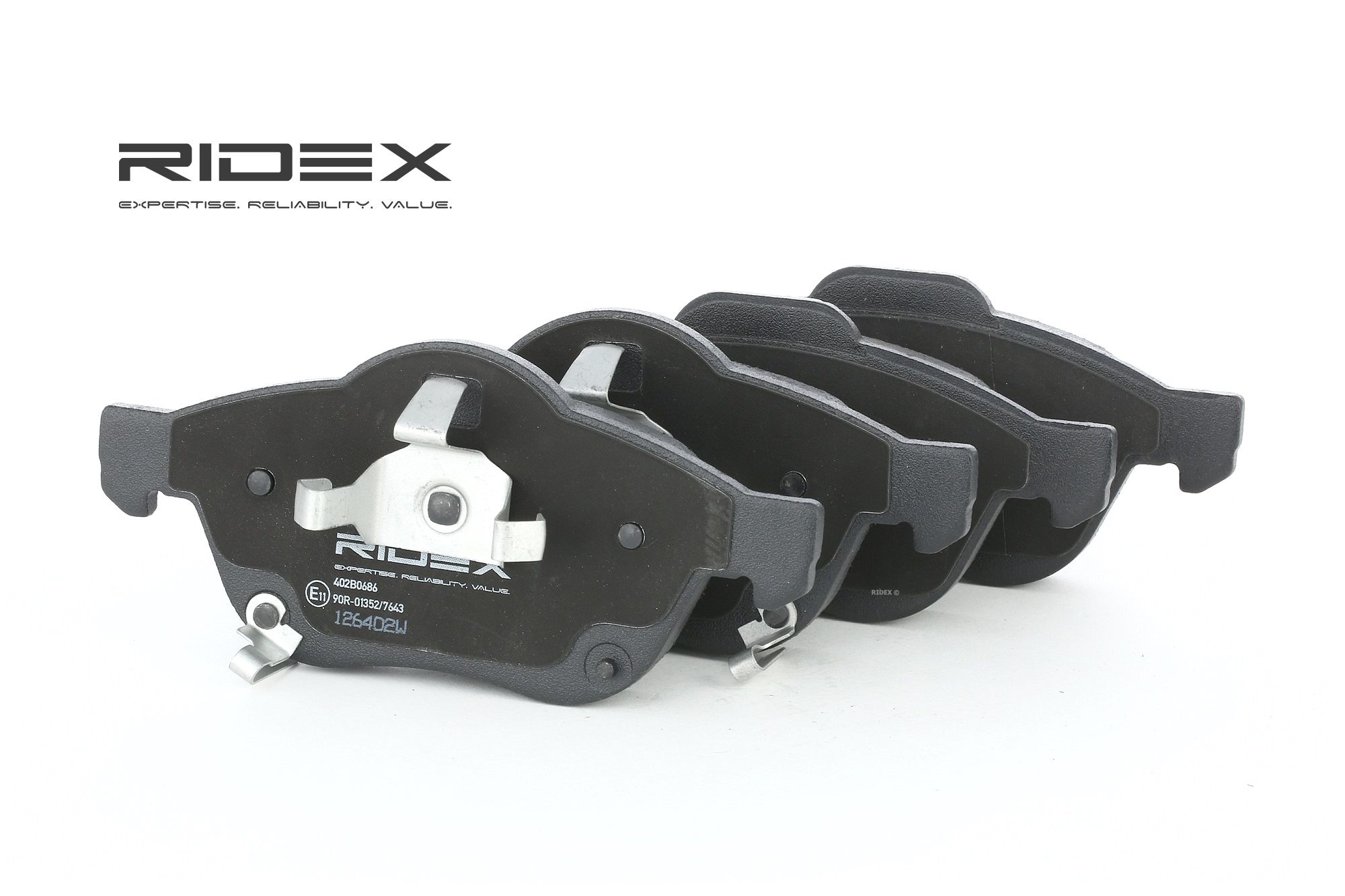 RIDEX Jarrupalat TOYOTA 402B0686 0446505050,0446505070,0446505080 Jarrupalasarja,Jarrupala, Levyjarru 0446505090