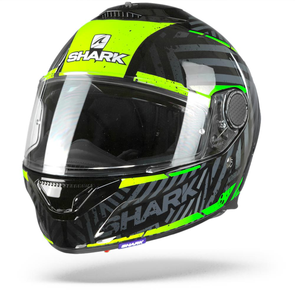 Shark Spartan 1.2 Kobrak KYG Black Yelllow Green XL
