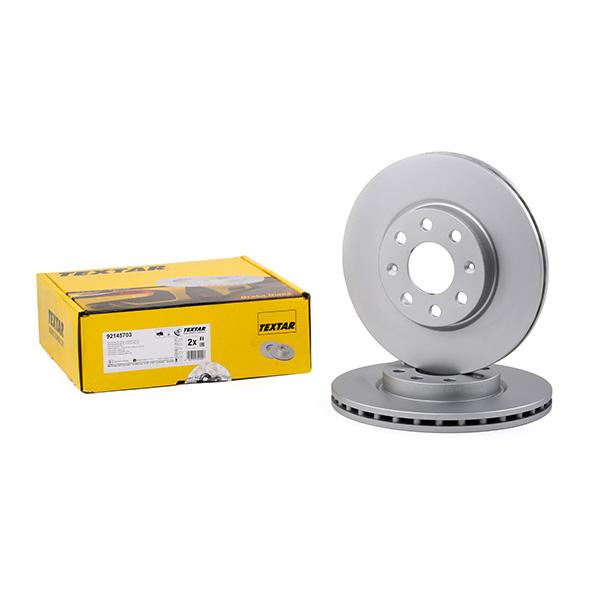 TEXTAR Jarrulevyt OPEL,FIAT,GERMAN E-CARS 92145703 0000071773404,0006001073179,55700920 Jarrulevy 55700921,6001073179,6001073181,71773404,13317922