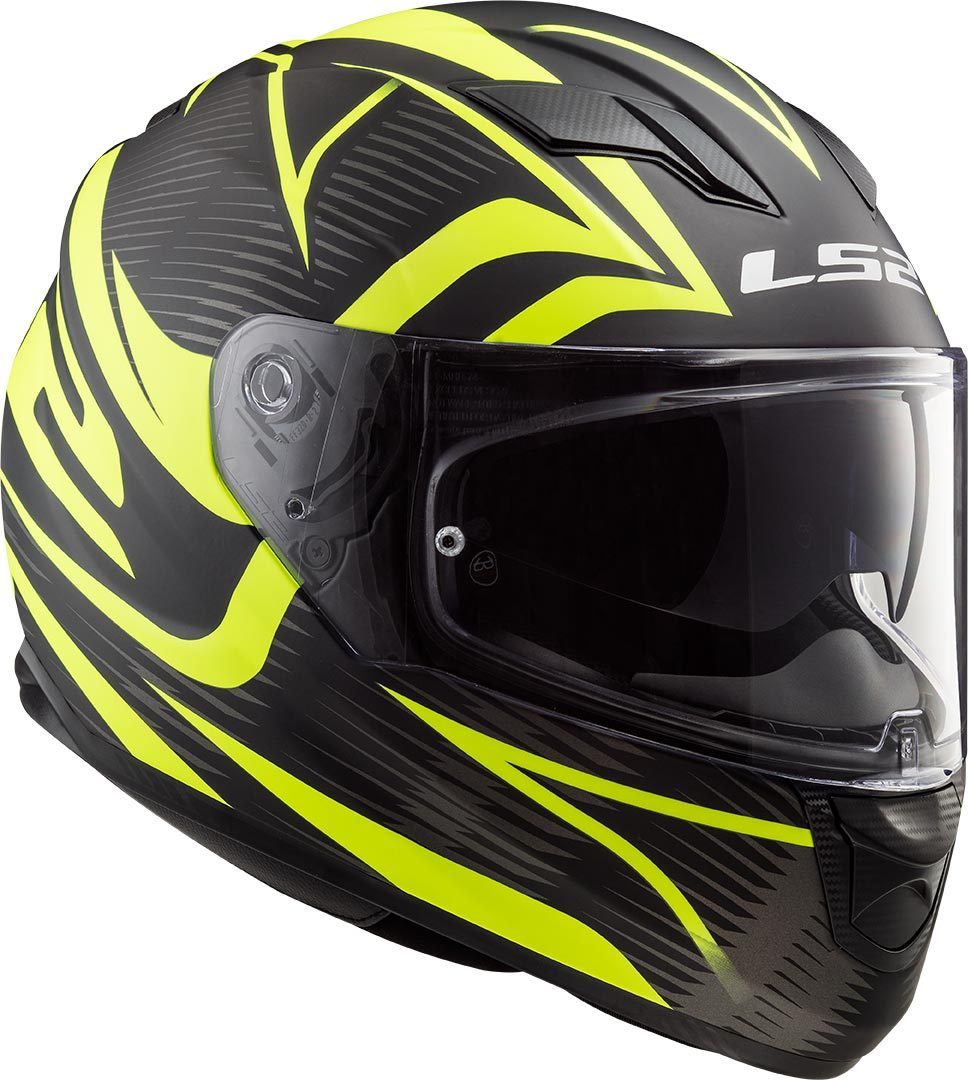 LS2 FF320 Stream Evo Jink Matt Black Yellow S