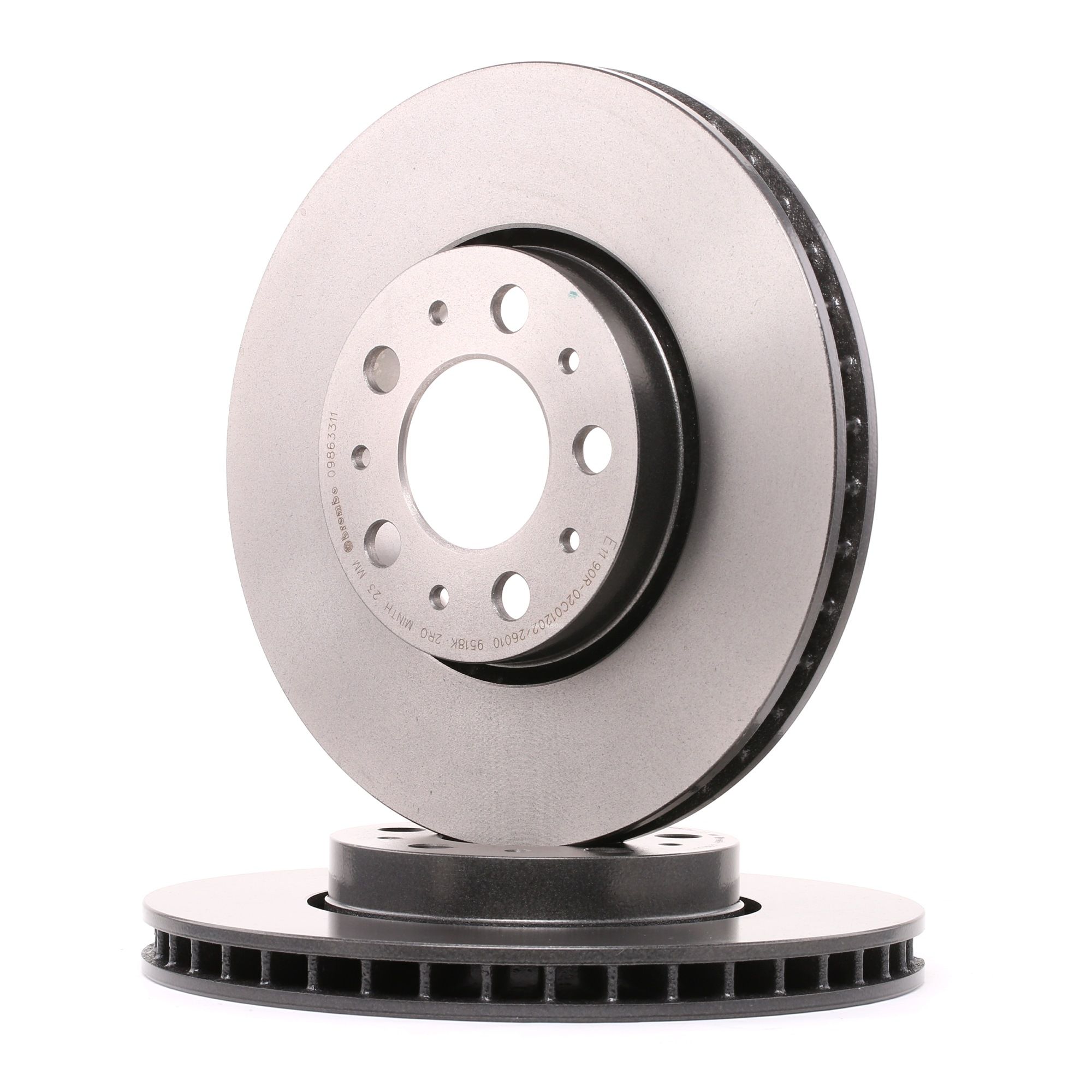 BREMBO Jarrulevyt VOLVO 09.8633.11 272403,2724032,2724037 Jarrulevy 31262706,31400739,31471830