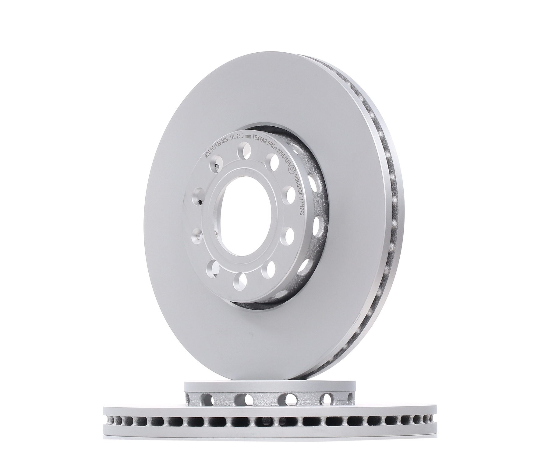 TEXTAR Jarrulevyt VW,AUDI,SEAT 92057605 4A0615301C,4A0615301D,4A0615301E Jarrulevy 8E0098301,8E0615301Q,JZW615301F,4A0615301C,4A0615301D,4A0615301E