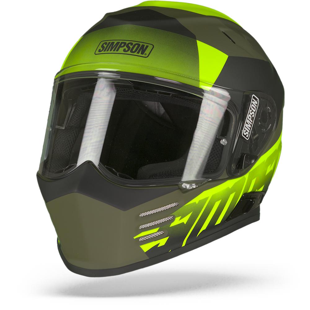 Simpson Venom Army Matt Black Fluo Yellow L