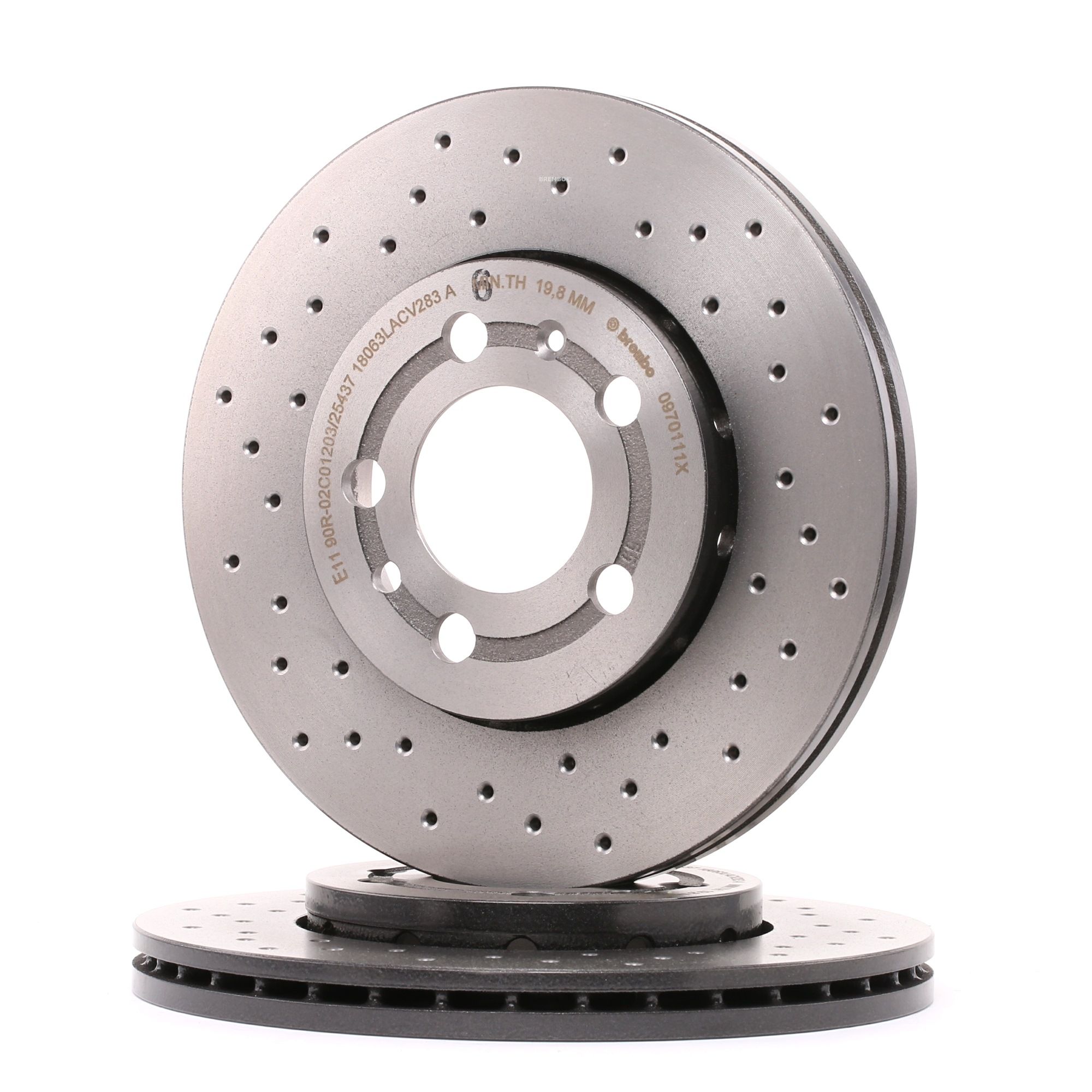 BREMBO Jarrulevyt VW,AUDI,SKODA 09.7011.1X 1J0615301D,1J0615301L,6R0615301 Jarrulevy 6R0615301C,8Z0615301B,8Z0615301D,1J0615301D,1J0615301L,6R0615301