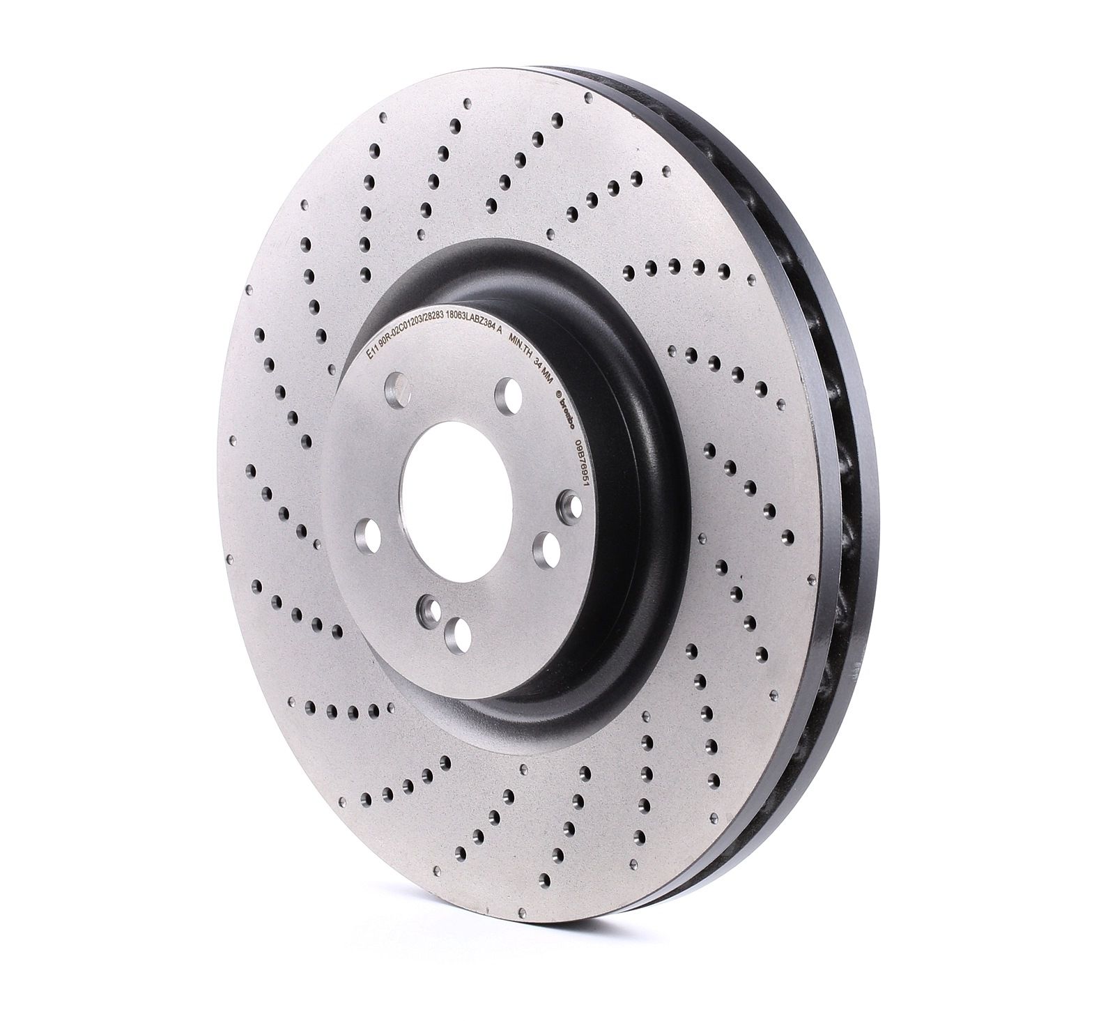 BREMBO Jarrulevyt MERCEDES-BENZ,BRABUS 09.B769.51 0004212012,2044211212,2214210812 Jarrulevy A0004212012,A2044211212,A2214210812
