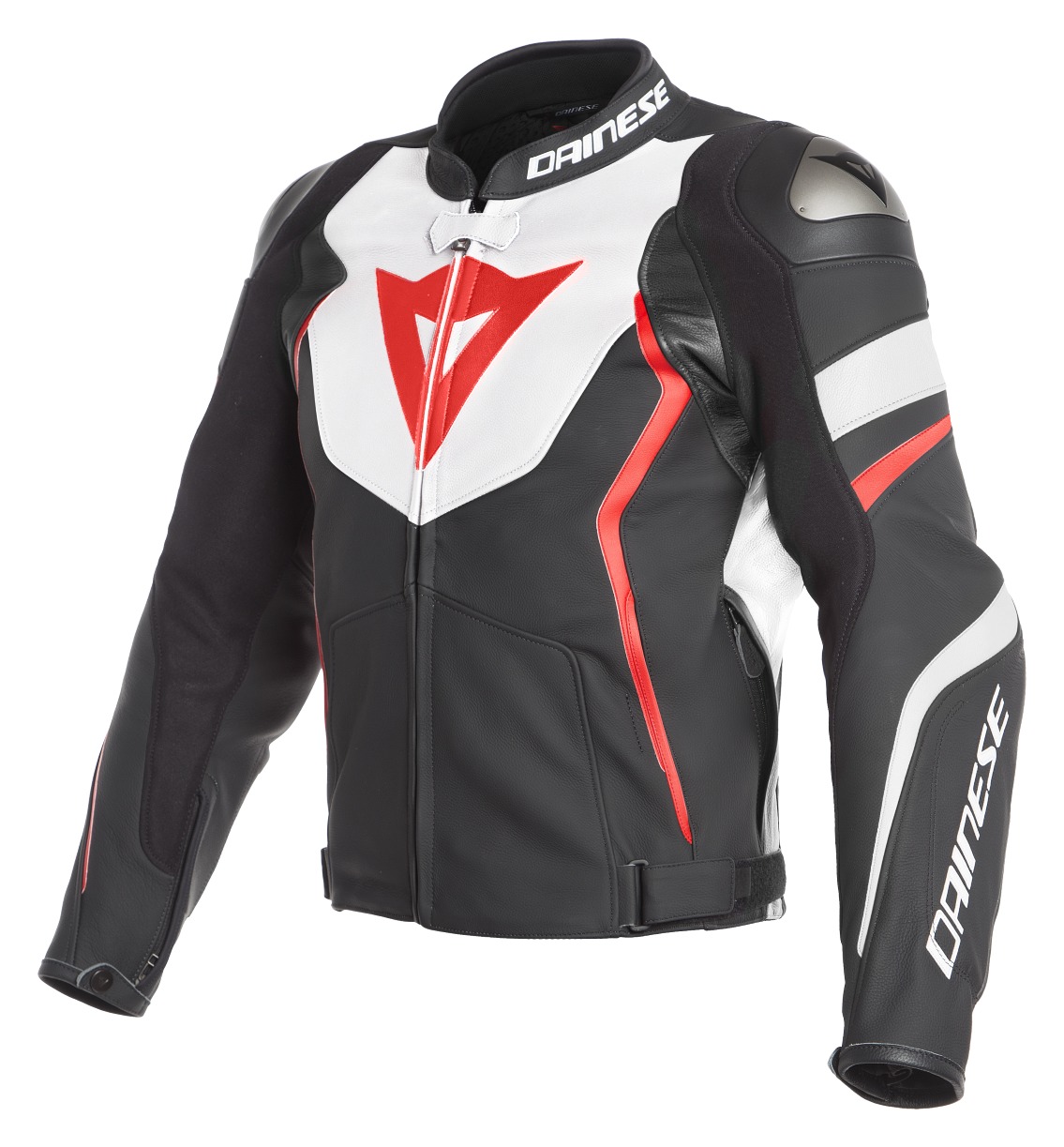 Dainese Avro 4 Black Matt White Fluo Red 44