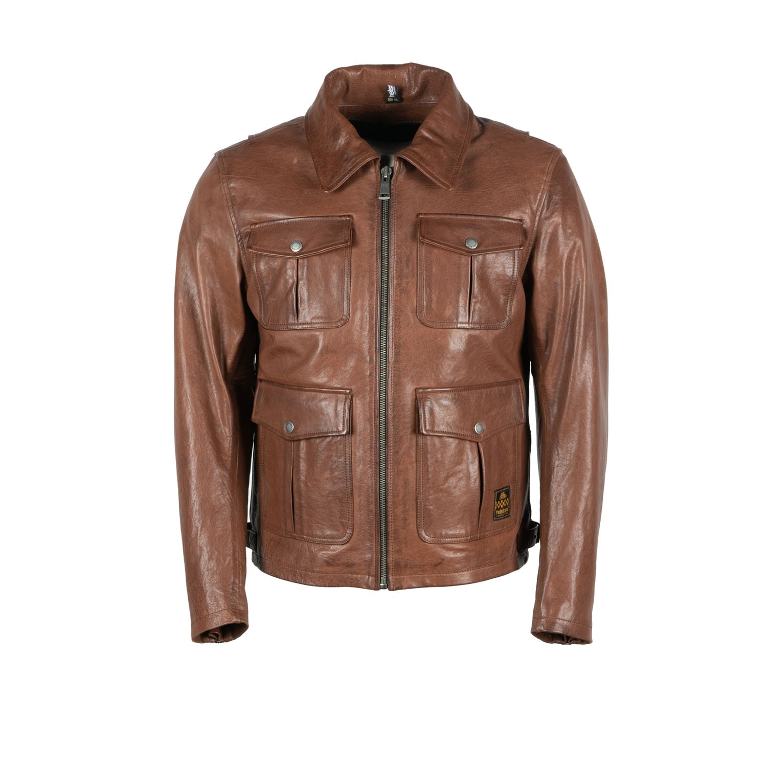 Helstons Joey Leather Rag Brown Jacket L