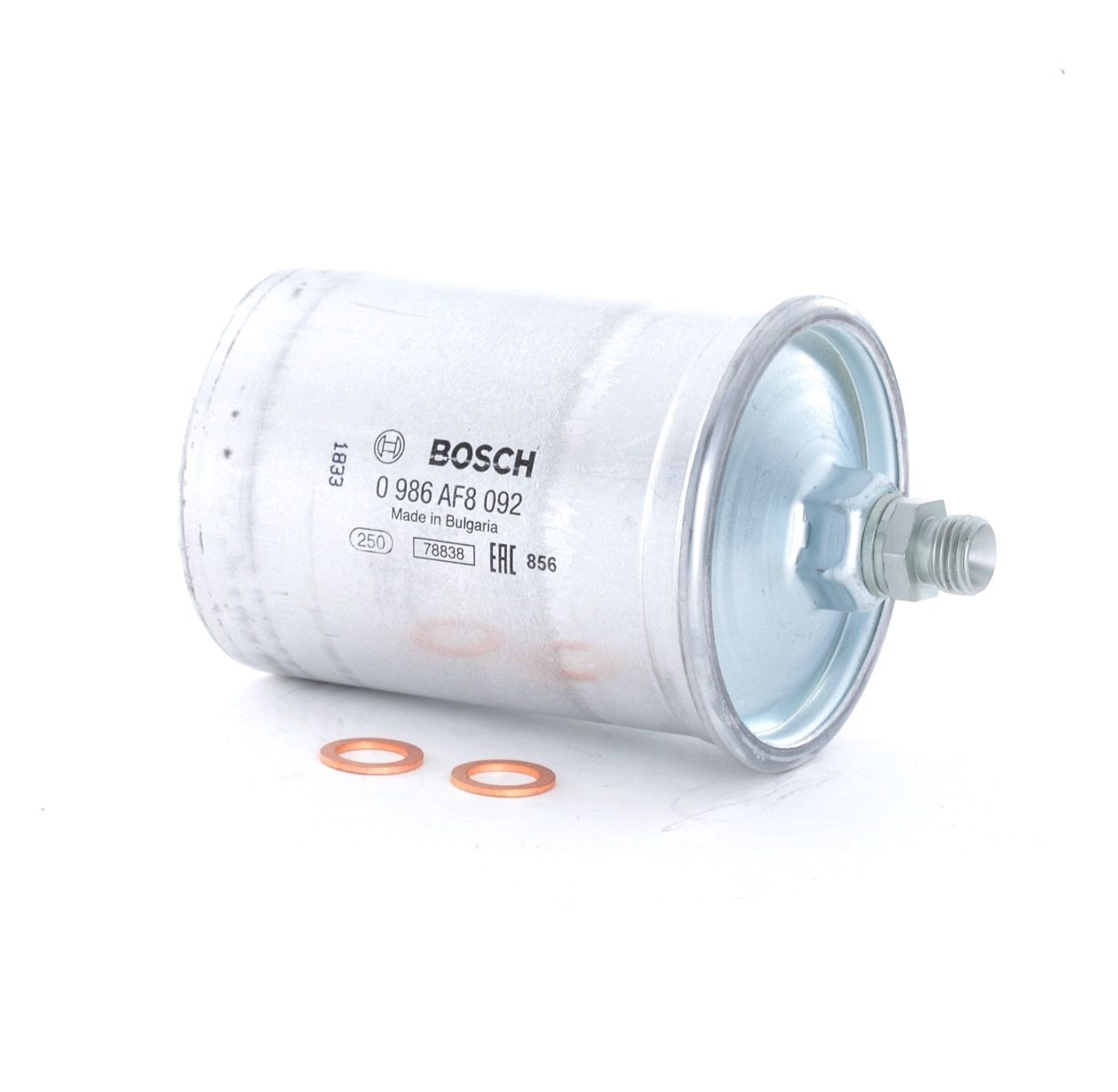 BOSCH Polttoainesuodatin MERCEDES-BENZ,PUCH,FERRARI 0 986 AF8 092 0014770301,0014775901,0014778901 0024770301,0024770701,0024770801,0024771901