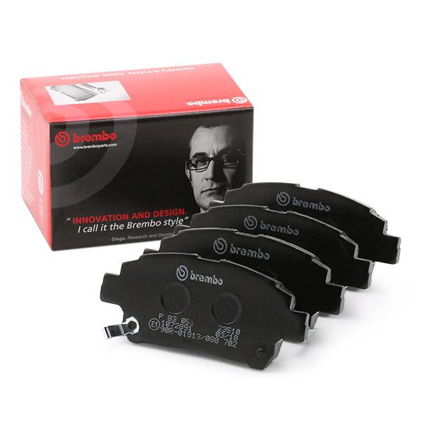 BREMBO Jarrupalat TOYOTA P 83 051 044650W050,0446512580,0446512590 Jarrupalasarja,Jarrupala, Levyjarru 0446512591,0446512592,0446513020,0446513040