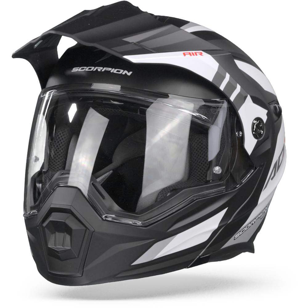 Scorpion ADX-1 Lontano Matt White Black Adventure Helmet S