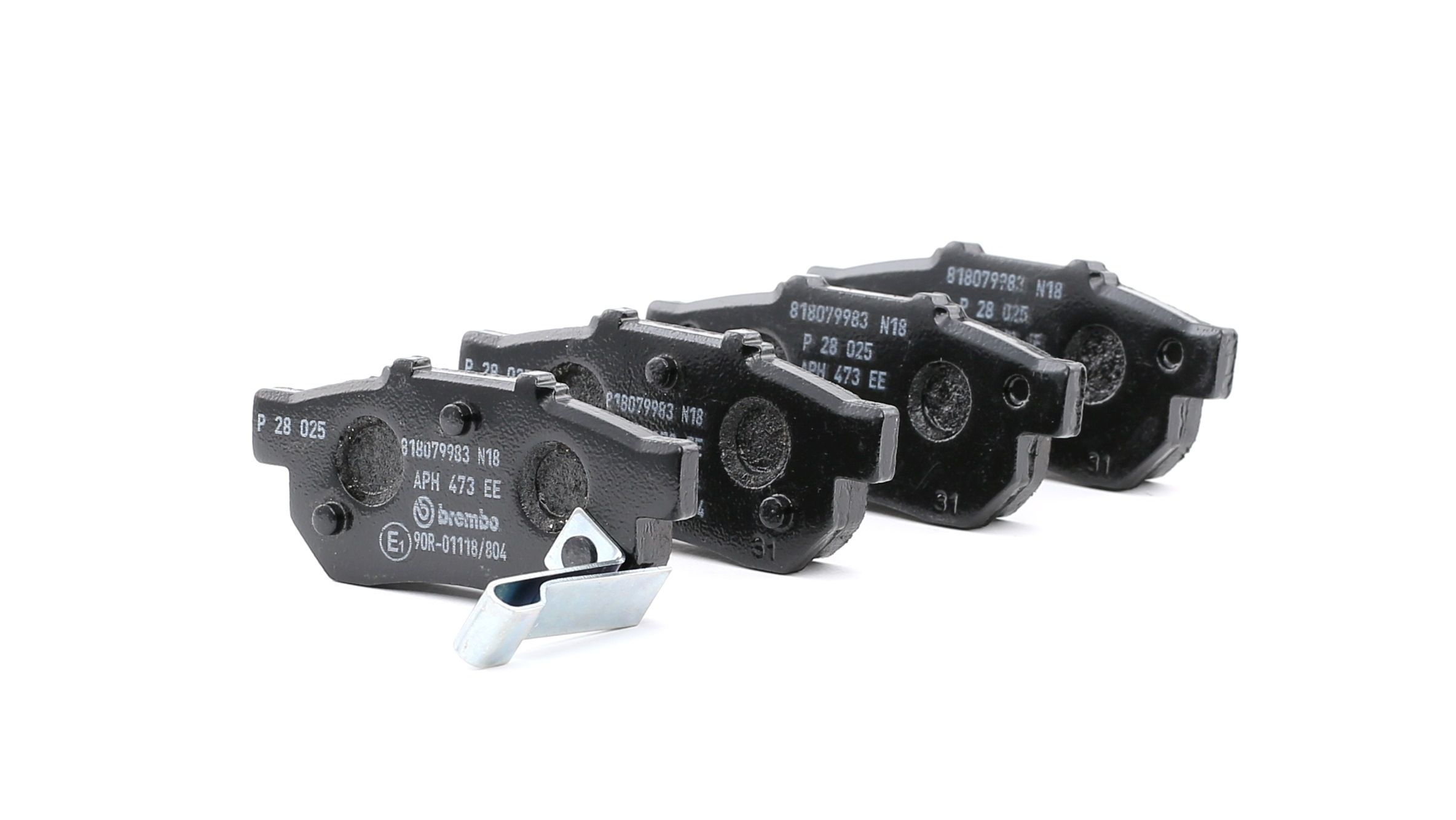 BREMBO Jarrupalat MAZDA,HONDA P 28 025 43022504E03,43022S04E01,43022S04E02 Jarrupalasarja,Jarrupala, Levyjarru 43022S04E03,43022SAAE51,43022SAAJ51