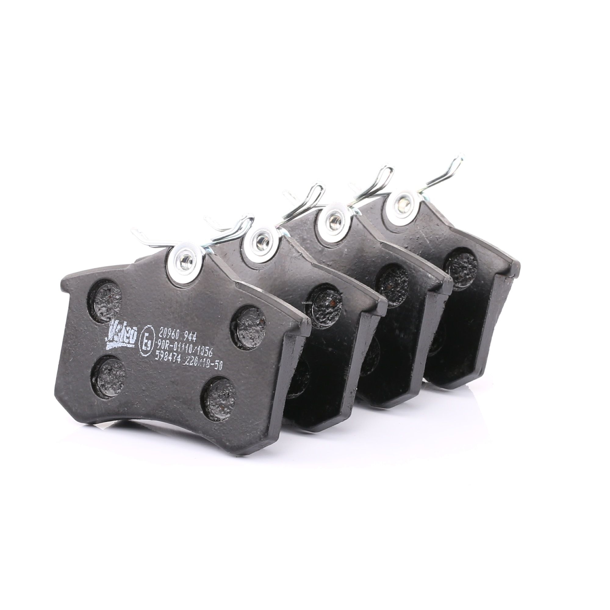 VALEO Jarrupalat VW,AUDI,OPEL 598474 8E0698451B,8E0698451L,1607083280 Jarrupalasarja,Jarrupala, Levyjarru 1616872680,1623180780,1631831780,425420