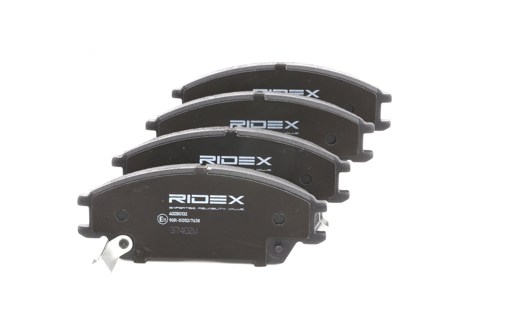 RIDEX Jarrupalat OPEL,HYUNDAI,HONDA 402B0132 45022SA6600,45022SA6N50,45022SA6N52 Jarrupalasarja,Jarrupala, Levyjarru 581011CA00,581011CA10,5810122A00