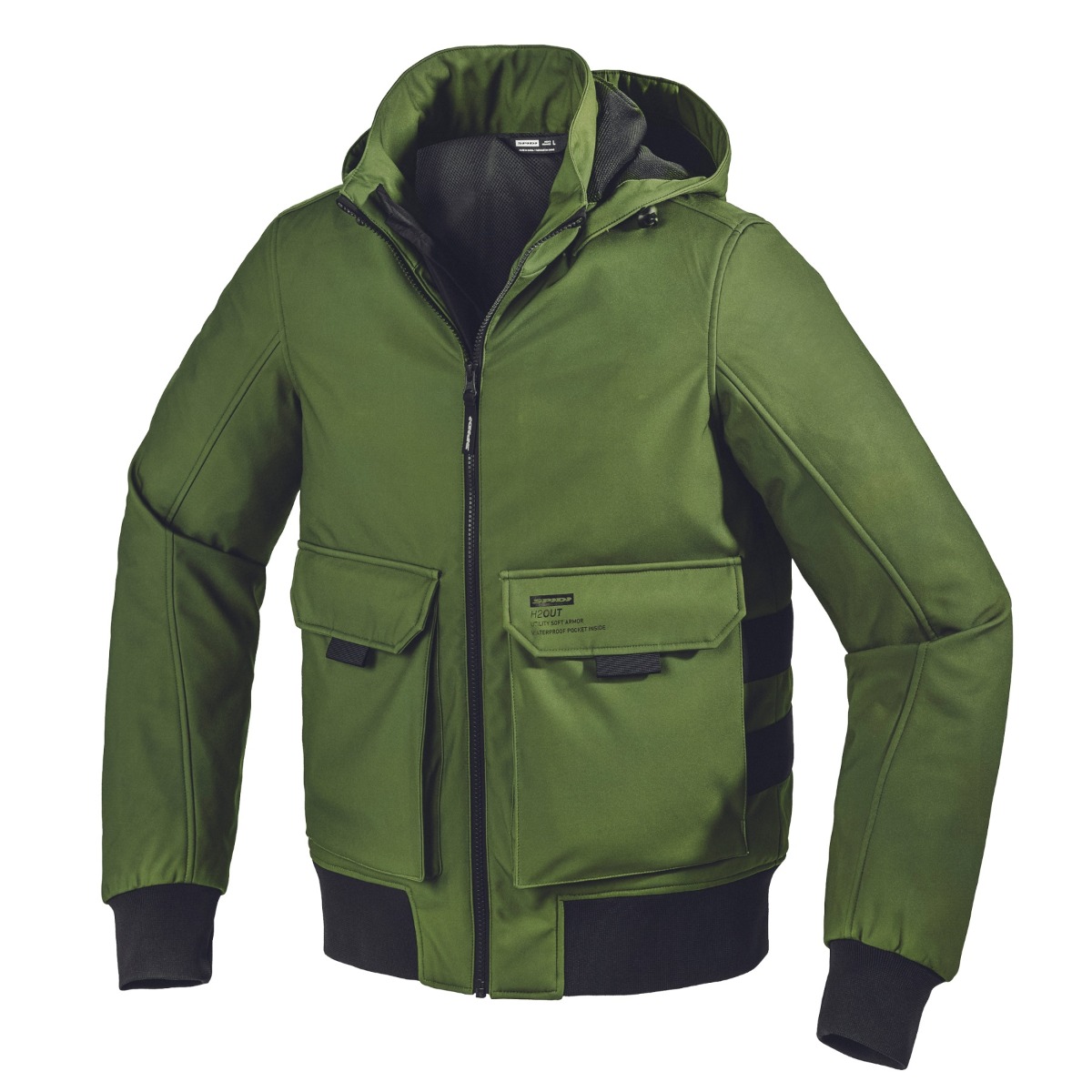 Spidi Metromover Army Green Motorcycle Jacket M