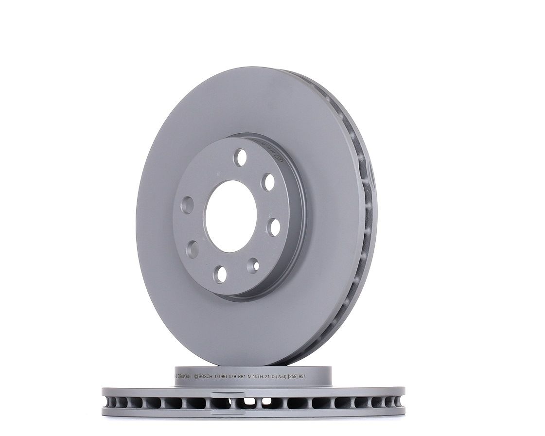 BOSCH Jarrulevyt OPEL,VAUXHALL 0 986 478 881 569059,90497879,9117677 Jarrulevy 9117677