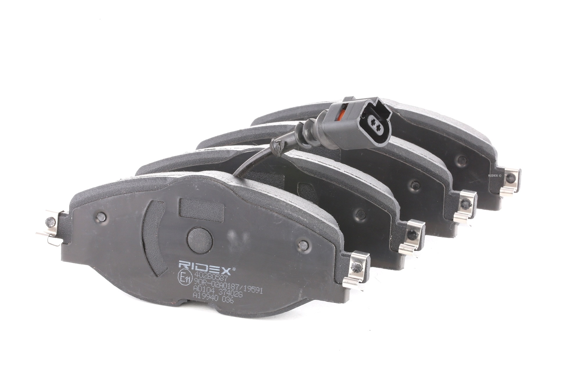 RIDEX Jarrupalat VW,AUDI,SKODA 402B0587 2K5698151B,2Q0698151F,5Q0698151F Jarrupalasarja,Jarrupala, Levyjarru 5QD698151,5QD698151A,8V0698151,8V0698151A