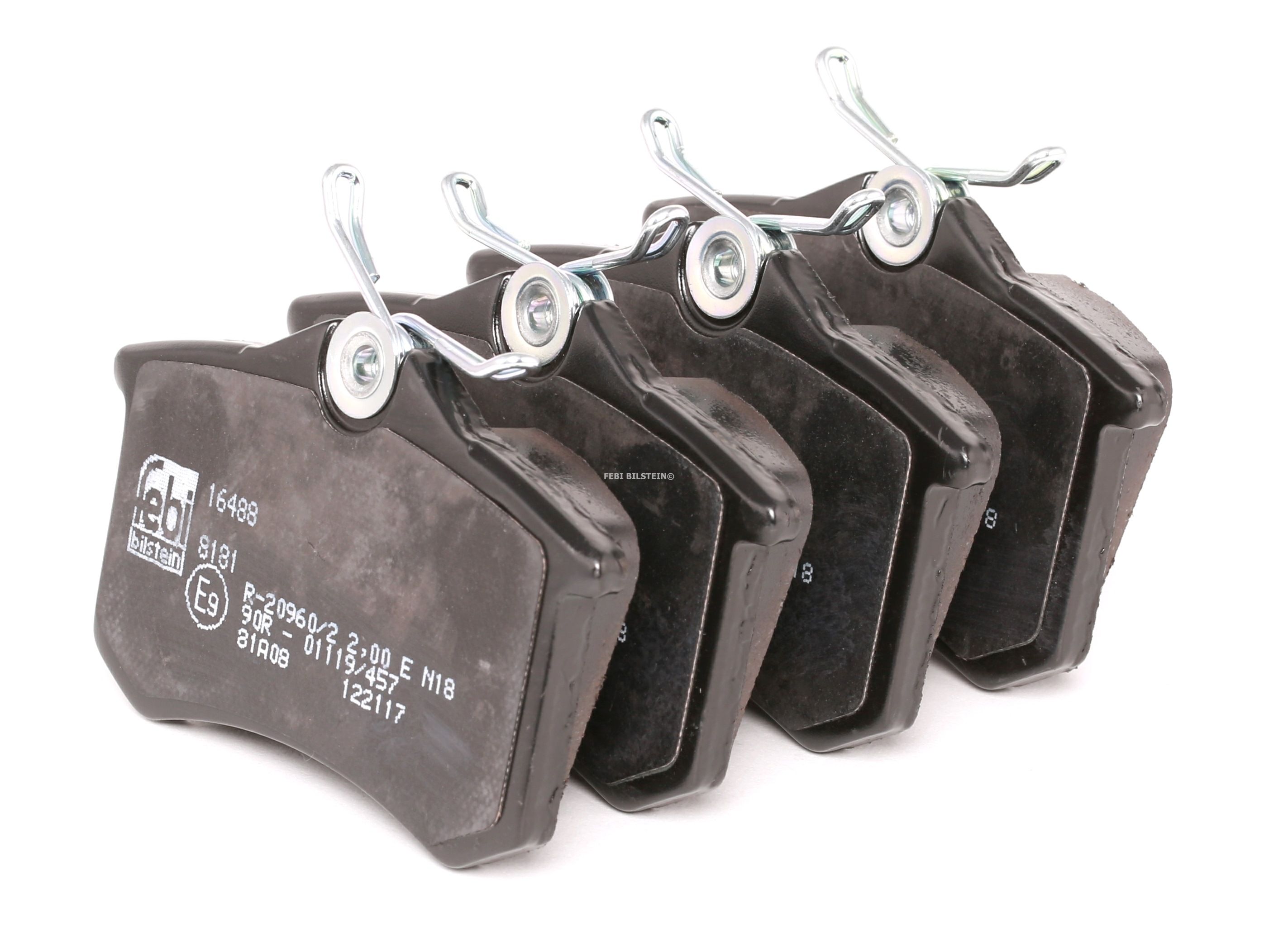 FEBI BILSTEIN Jarrupalat VW,AUDI,FORD 16488 1E0698451,1J0698451,1J0698451B Jarrupalasarja,Jarrupala, Levyjarru 1J0698451D,1J0698451E,1J0698451F,425233