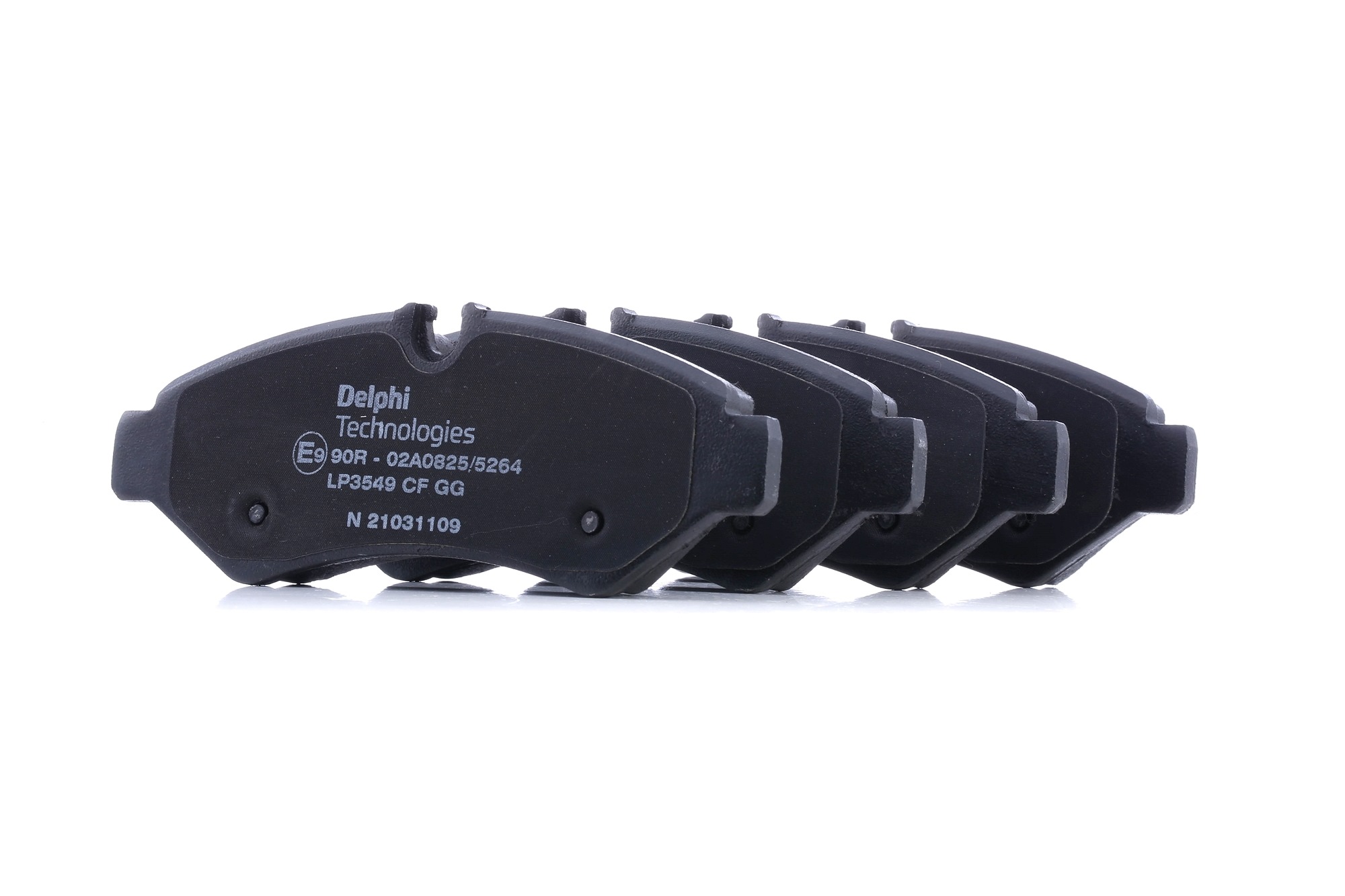 DELPHI Jarrupalat MERCEDES-BENZ LP3549 9074208600,9104203700,9104207300 Jarrupalasarja,Jarrupala, Levyjarru A9104203700