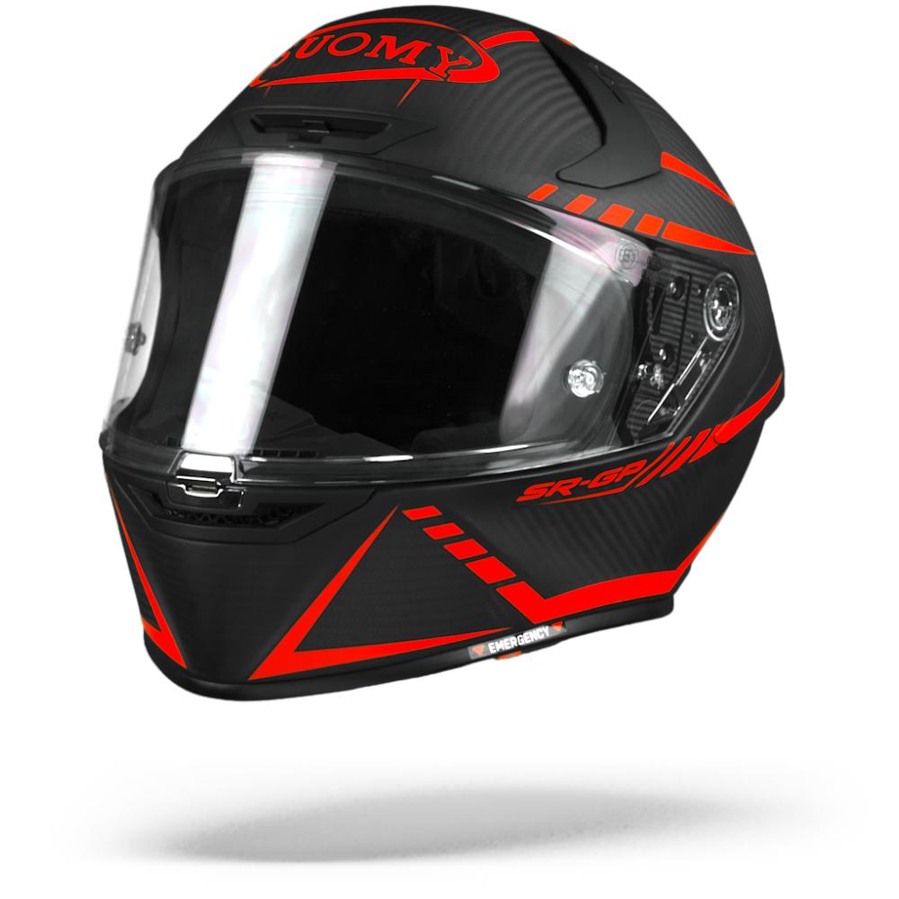 Suomy SR-GP Carbon Supersonic Matt Black Red 2XL
