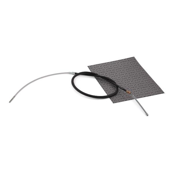 RIDEX Käsijarruvaijeri VW 124C0063 533798105,191609721,191721335C Jarruvaijeri,Vaijeri, Käsijarru 533798105