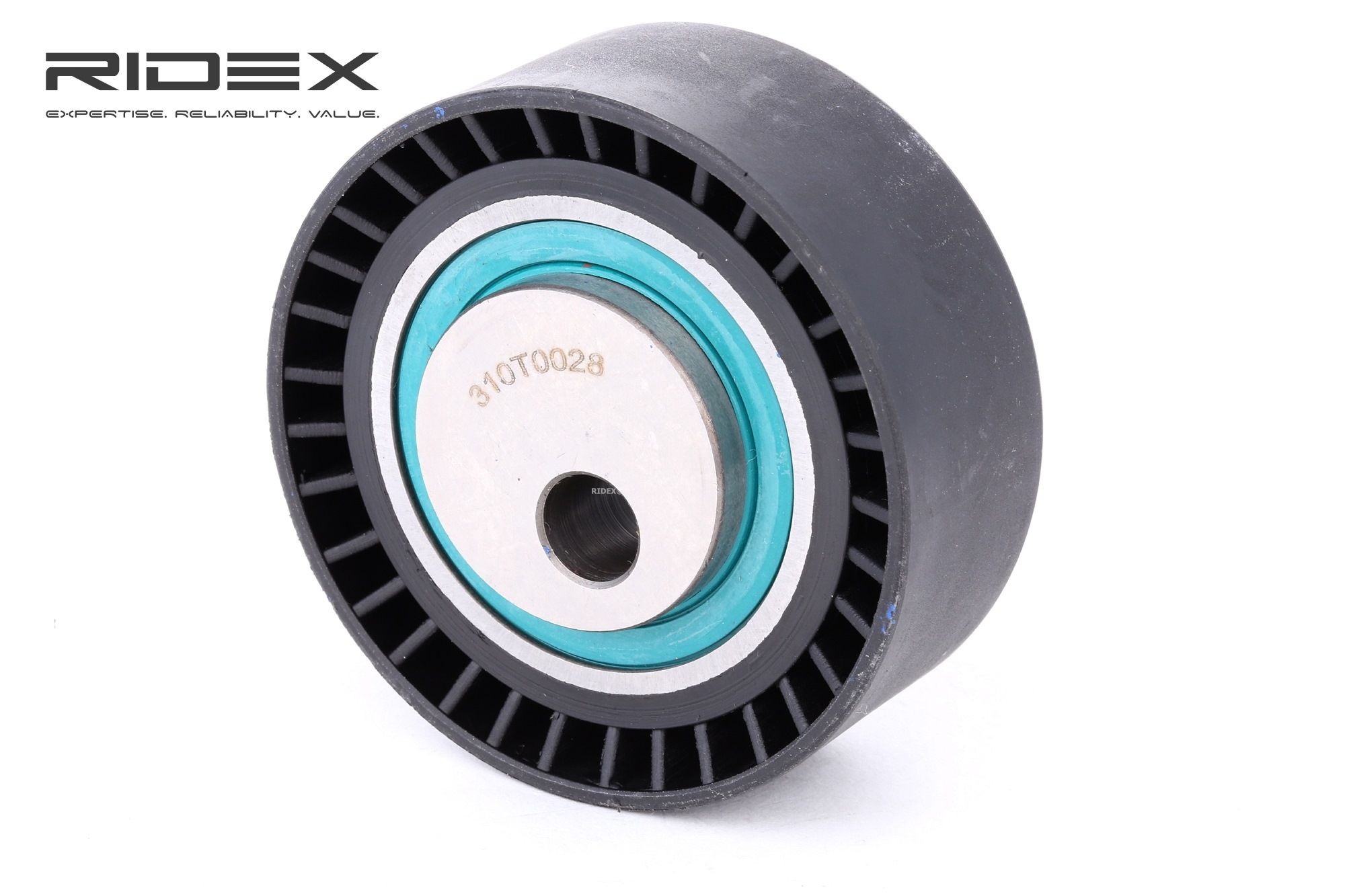 RIDEX Kiristysrulla FIAT,PEUGEOT,CITROËN 310T0028 575129,95577787,96188885 Kiristysrulla, Moniurahihna 9618888580,9650742680,4916066G00,4916066G00000