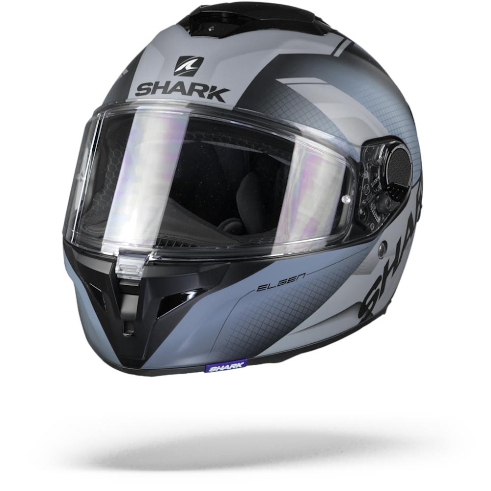 Shark Spartan GT Elgen KSS Matt Black Silver Silver XL