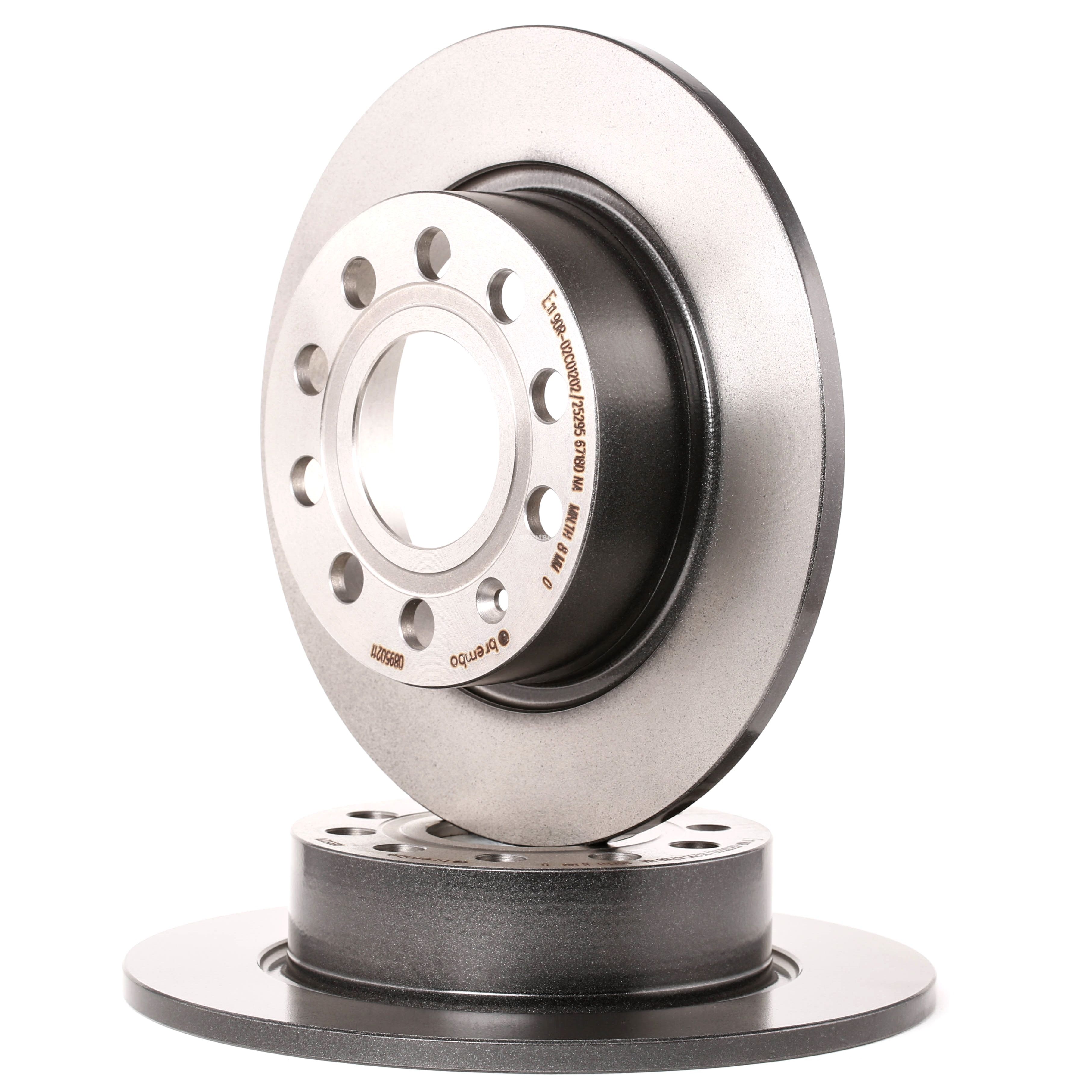 BREMBO Jarrulevyt VW,AUDI,SKODA 08.9502.11 1K0615601AB,1K0615601K,1K0615601AB Jarrulevy 1K0615601K,5Q0615601F,1K0615601AB,1K0615601K,1K0615601AB