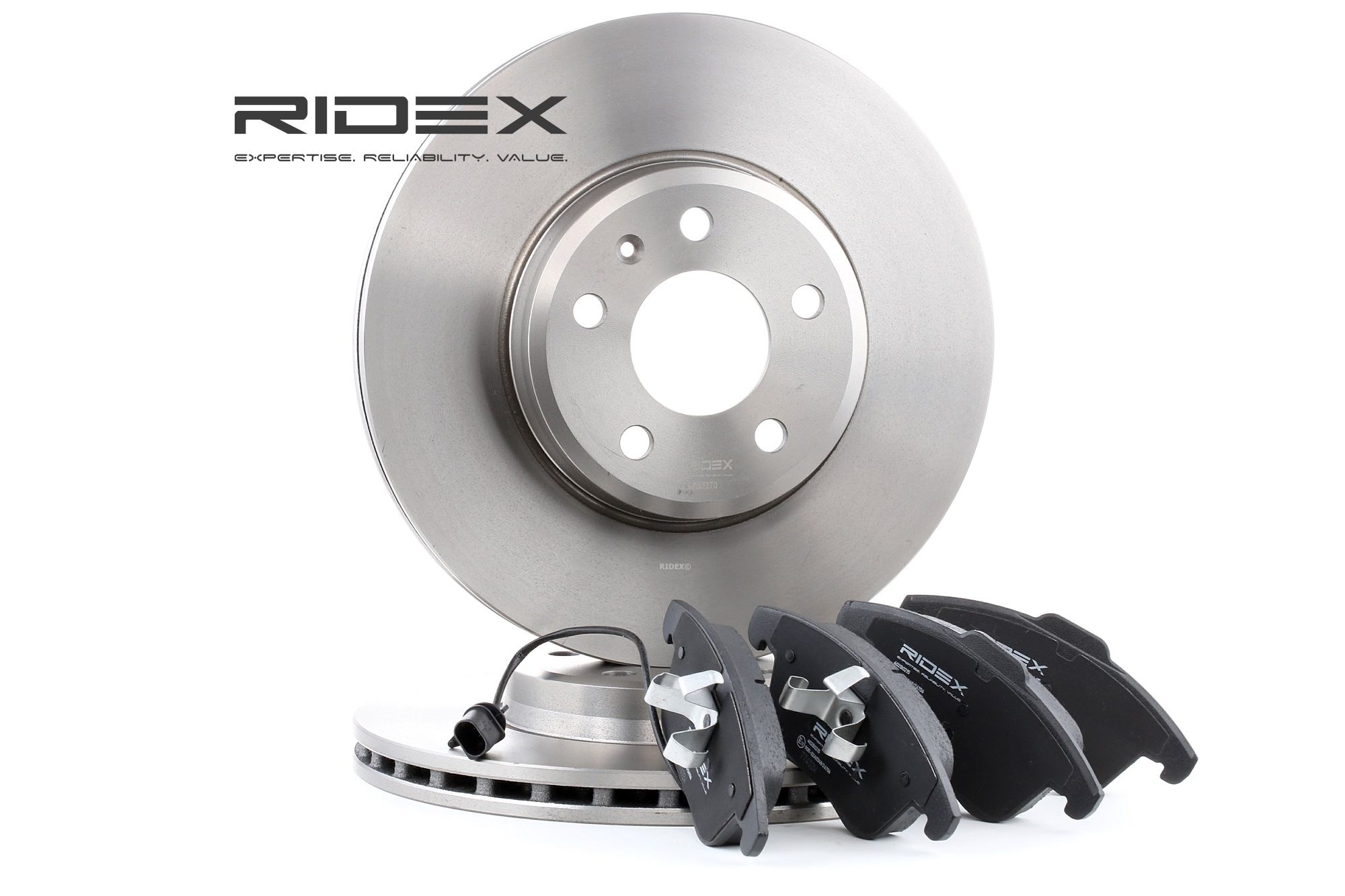 RIDEX Jarrupalasarja Levyjarru AUDI 3405B0143