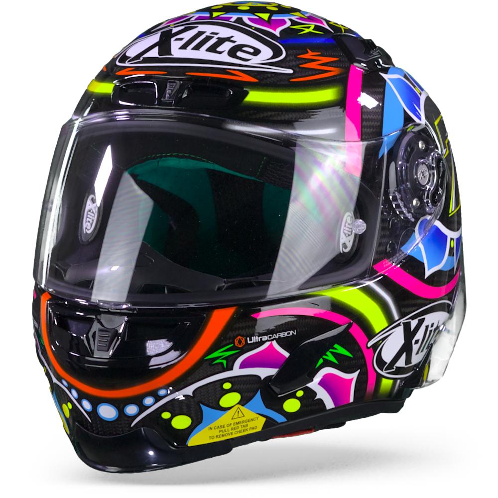 X-Lite X-803 RS Ultra Carbon 23 Davies Carbon Black Pink Blue Red M
