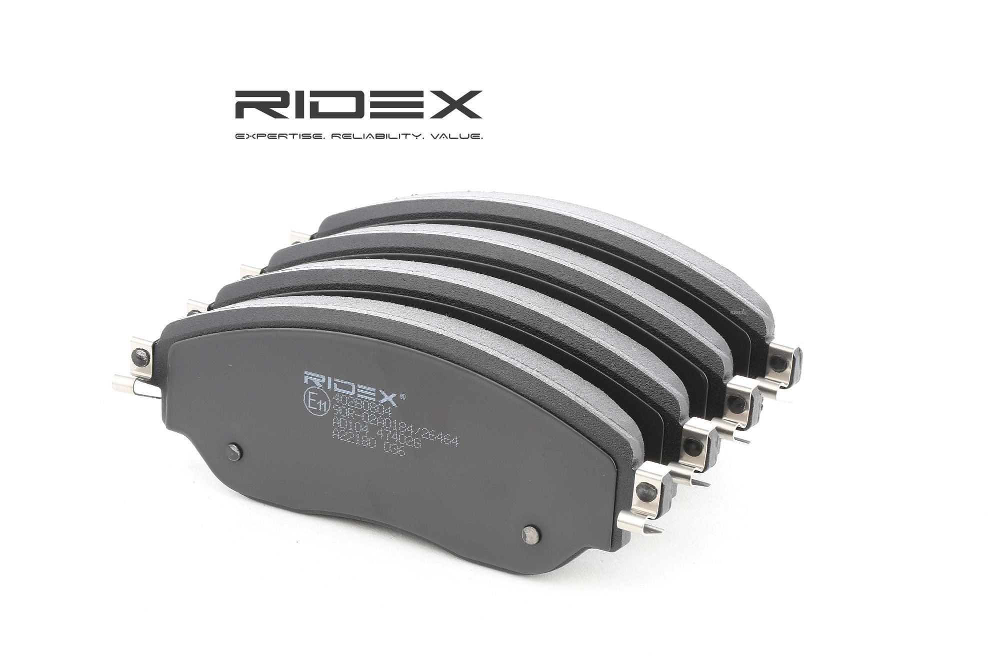 RIDEX Jarrupalat OPEL,RENAULT,FIAT 402B0804 6000620046,6000620616,4106000Q2F Jarrupalasarja,Jarrupala, Levyjarru 4106000Q1H,4106000Q2F,410604868R