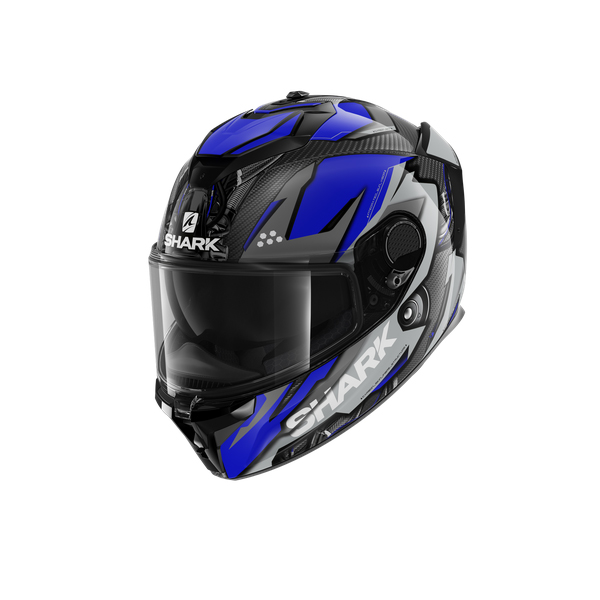 Shark Spartan Gt Carbon Urikan Carbon Blue White DBW XS