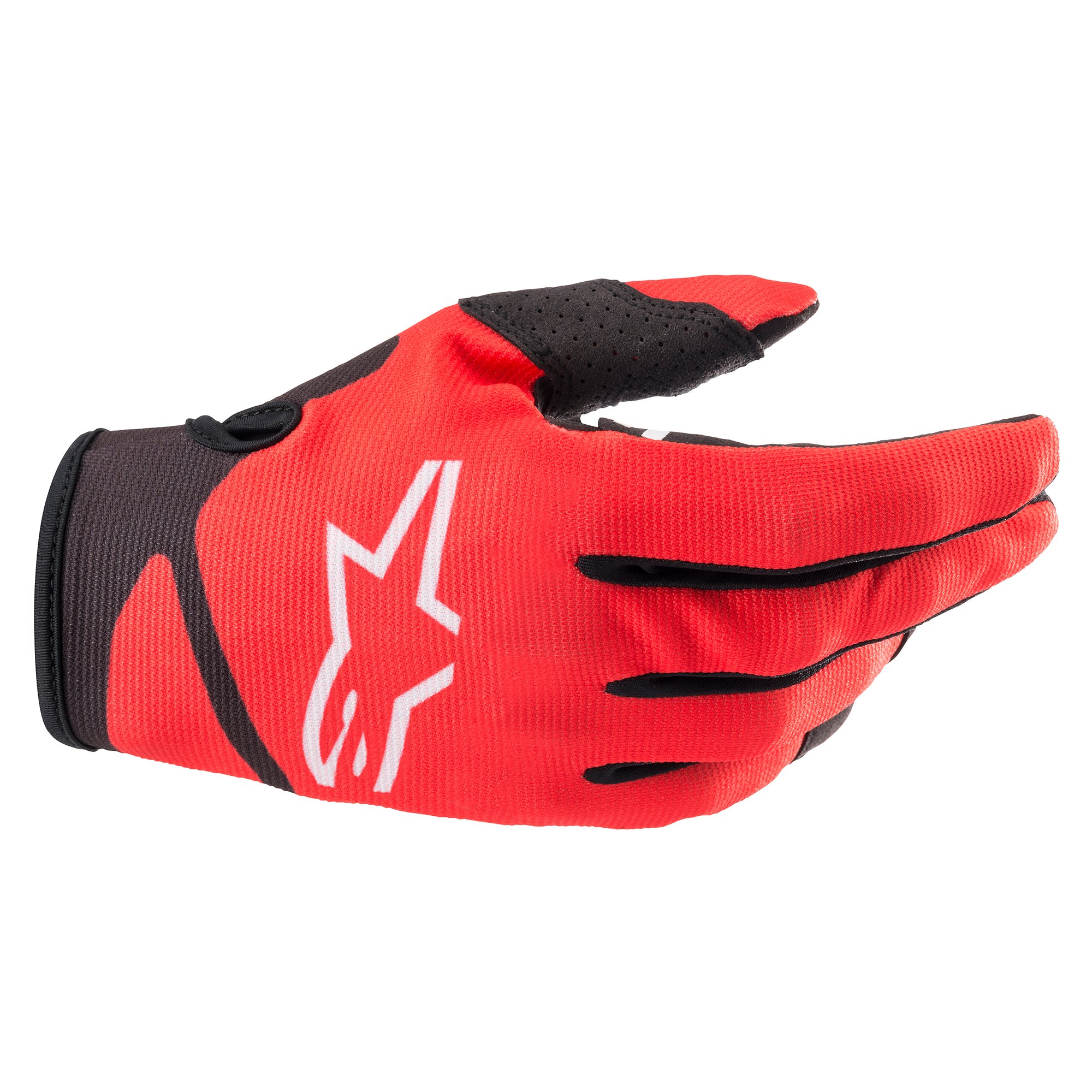 Alpinestars Radar Bright Red Black Motorcycle Gloves L